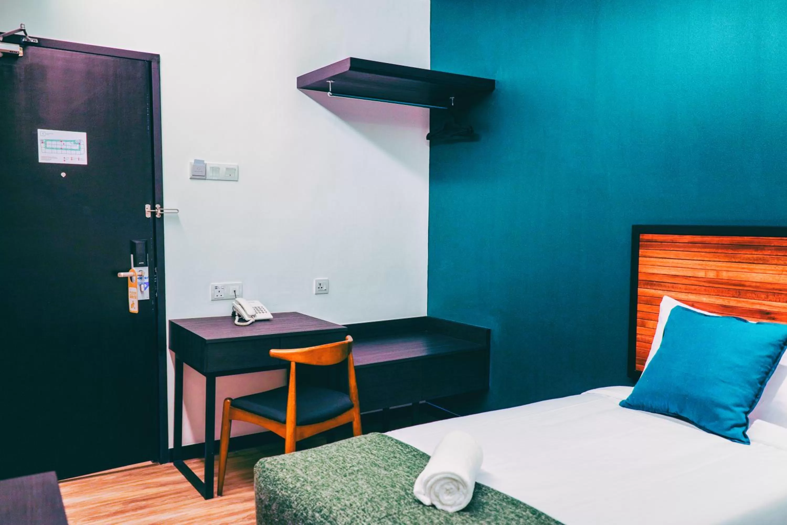 Bed in The Journey hotel