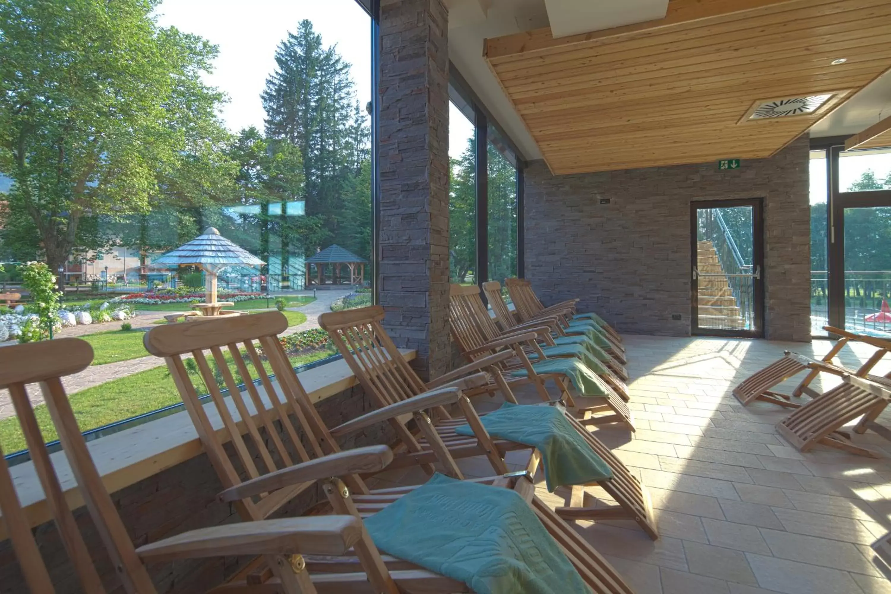 Balcony/Terrace in Bohinj Eco Hotel