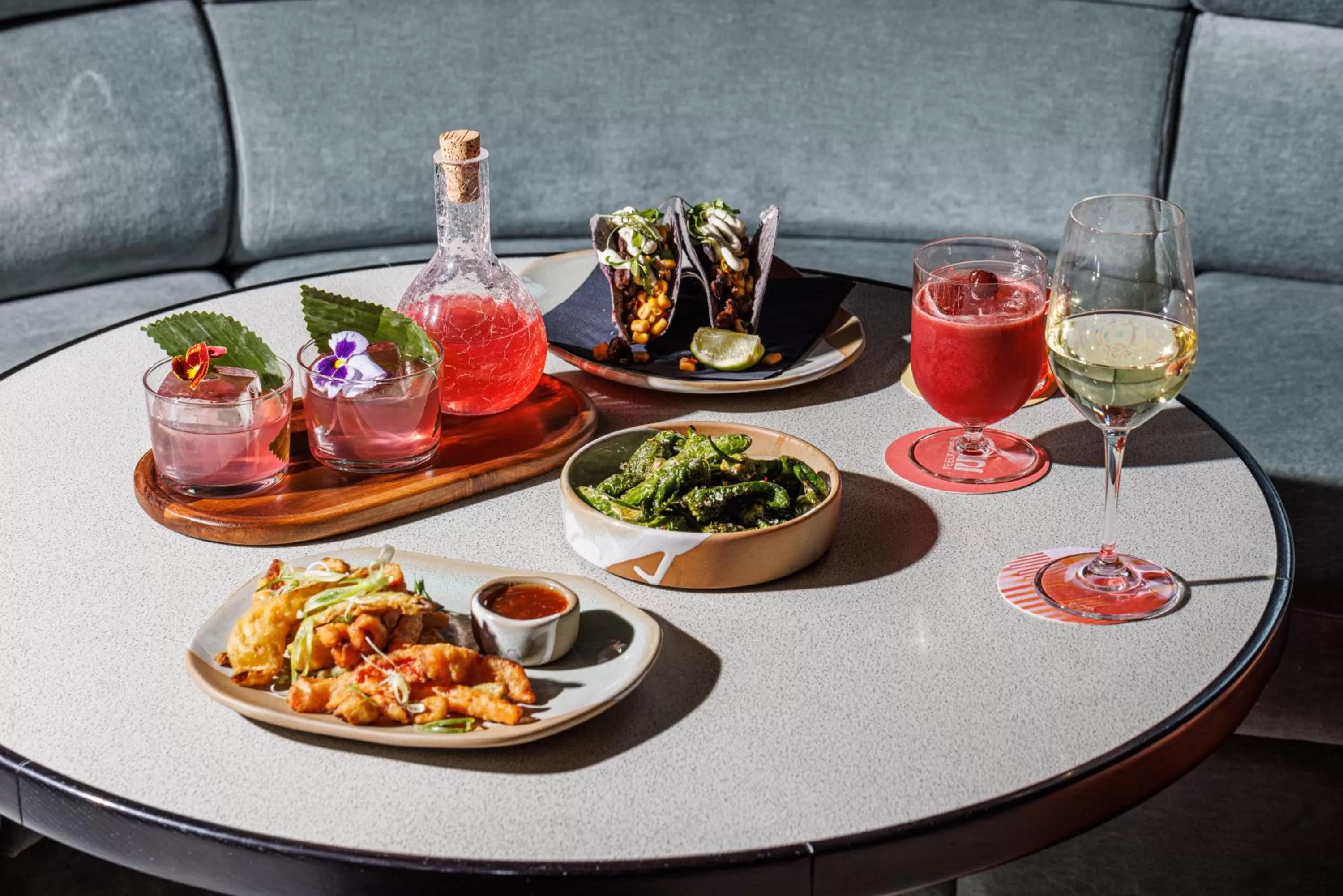 Food and drinks in TRIBE London Canary Wharf