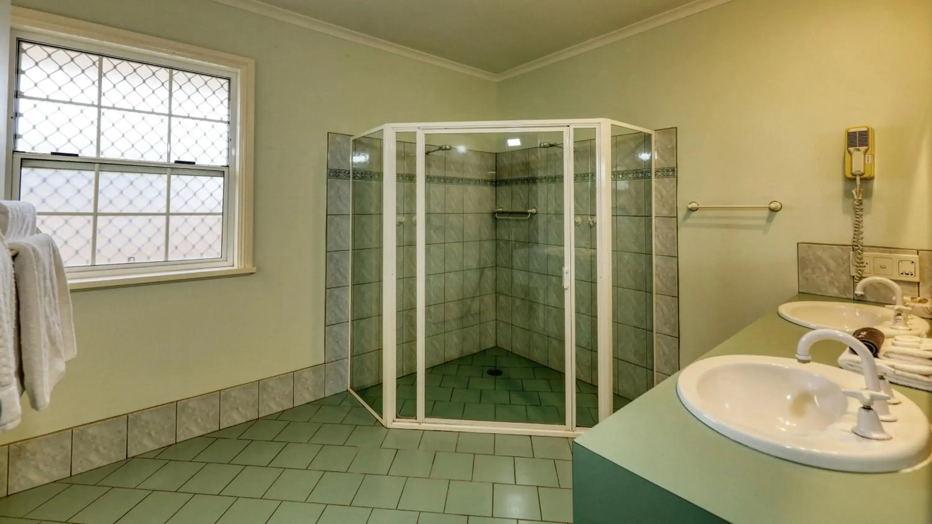Shower, Bathroom in Charles Rasp Motor Inn & Cottages