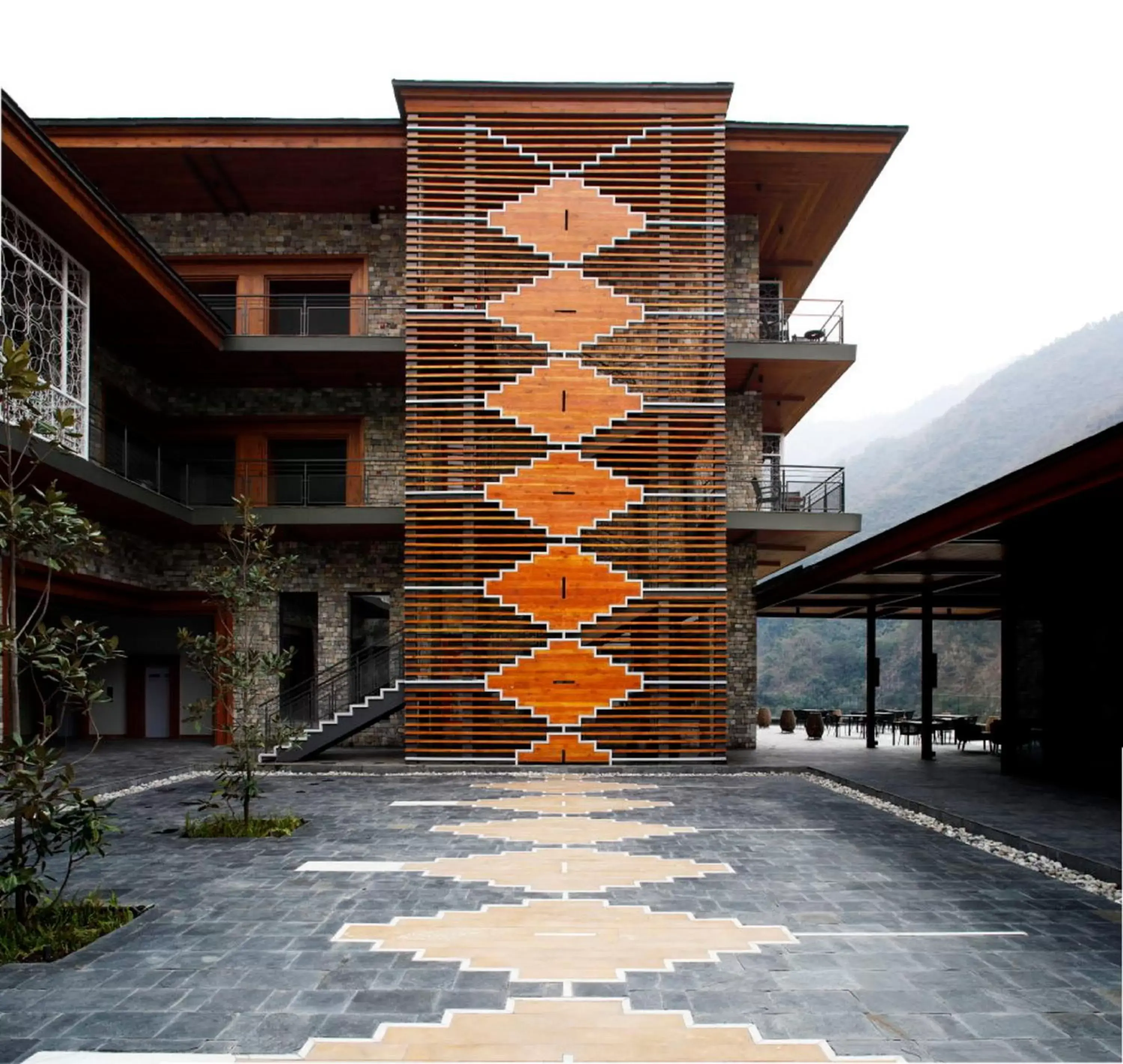Inner courtyard view in Taj Rishikesh Resort & Spa Uttarakhand