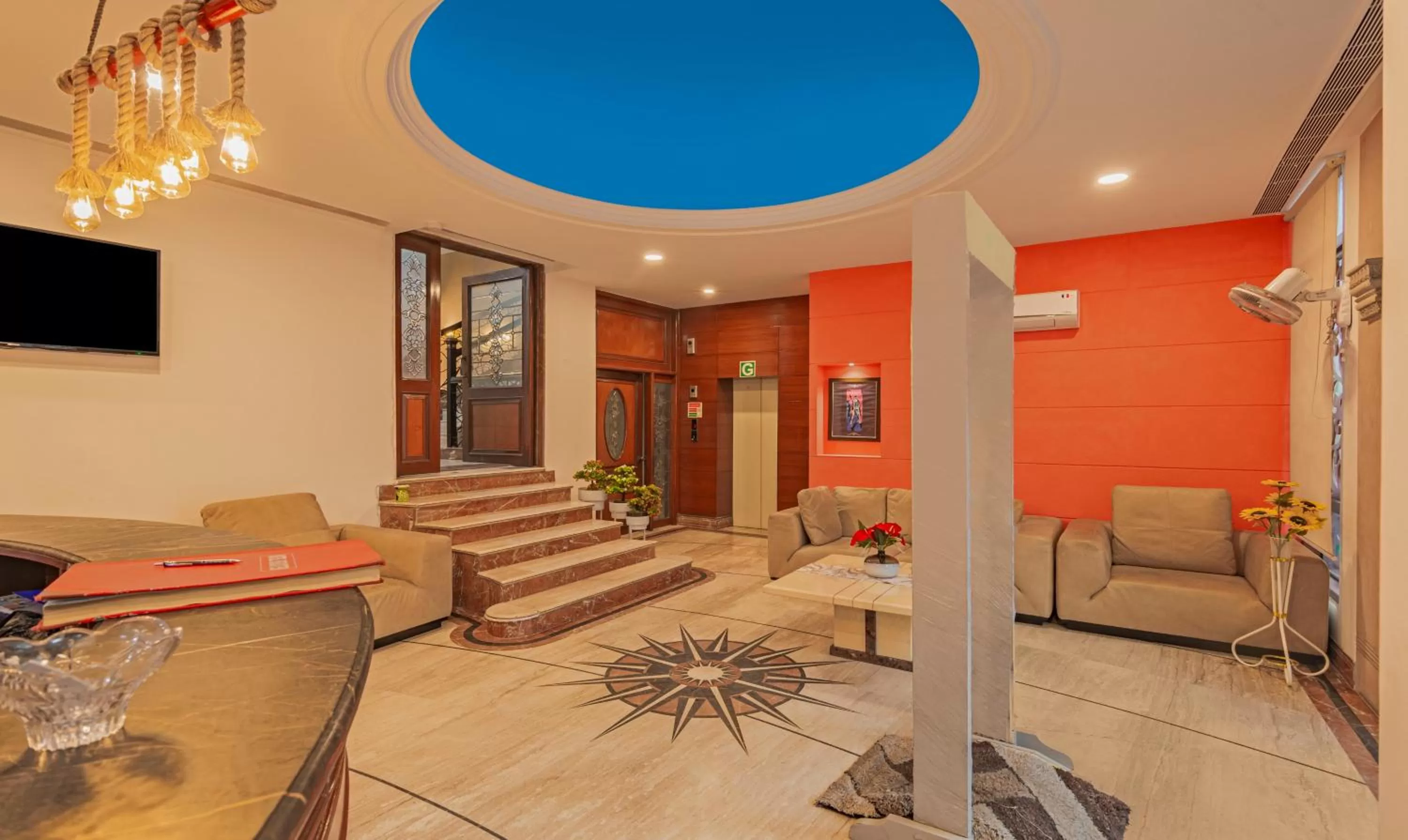 Seating area in Treebo Corporate Park