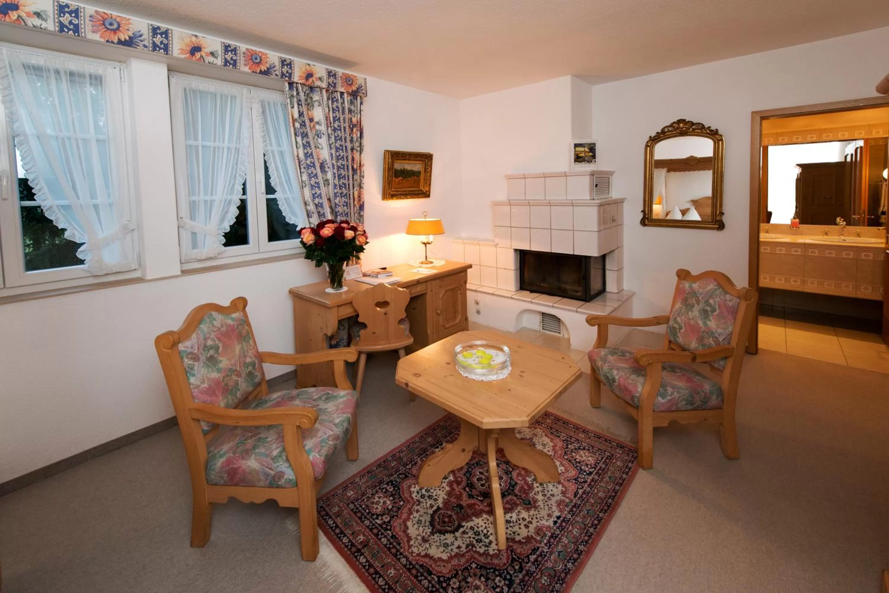 Seating Area in Romantik Hotel zu den drei Sternen