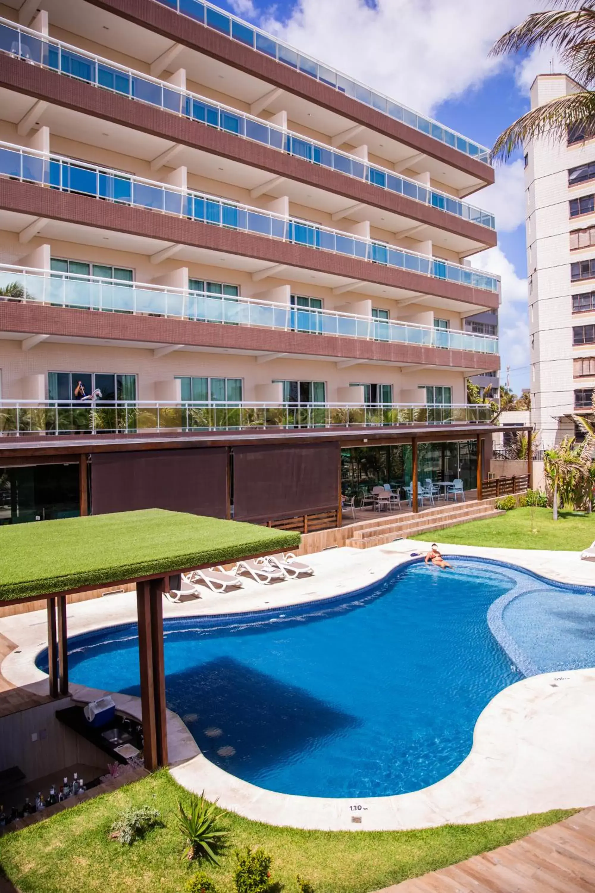 Property building, Swimming Pool in Crocobeach Hotel