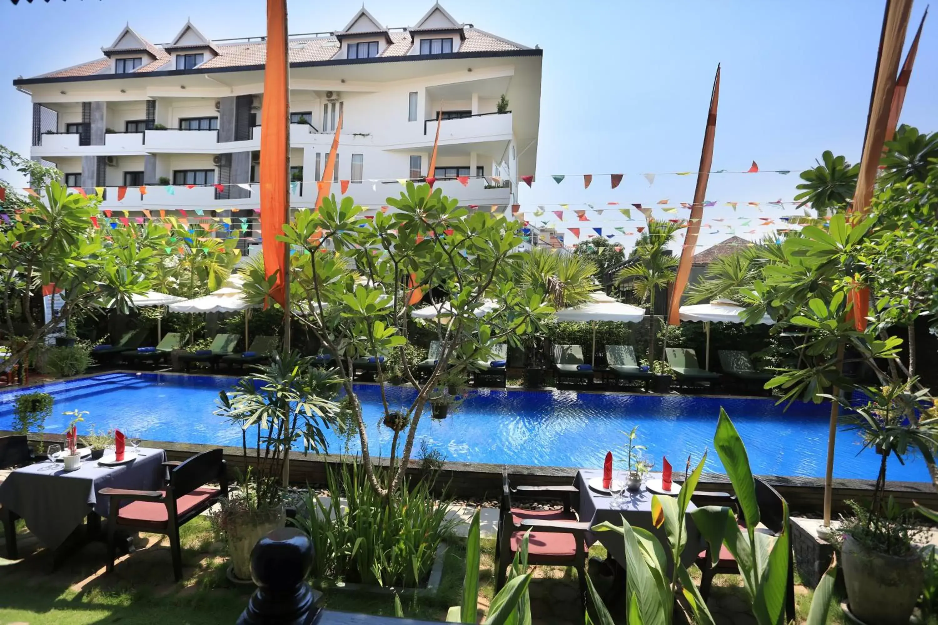 Swimming Pool in Khmer Mansion Boutique Hotel