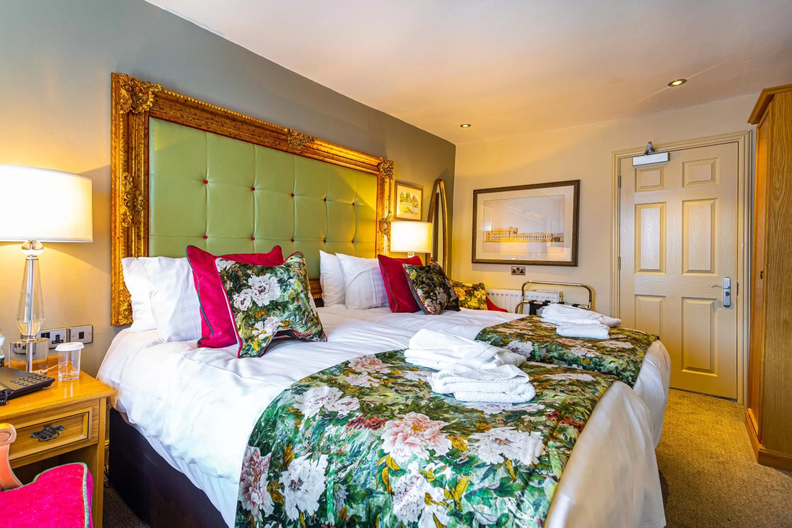 Bedroom, Bed in The Rutland Arms Hotel, Bakewell, Derbyshire - The Coaching Inn Group