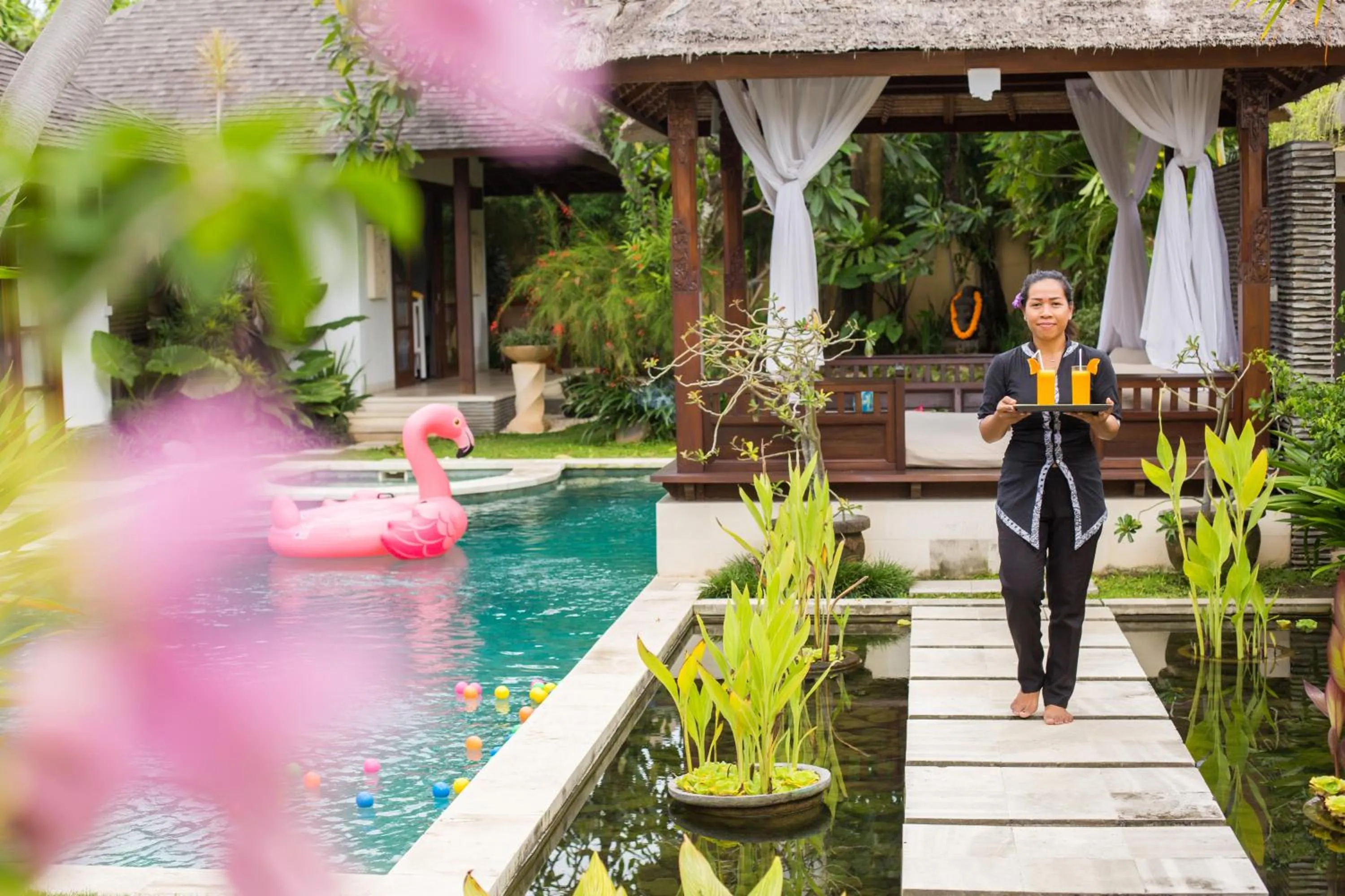 Staff in Villa Seriska Satu Sanur