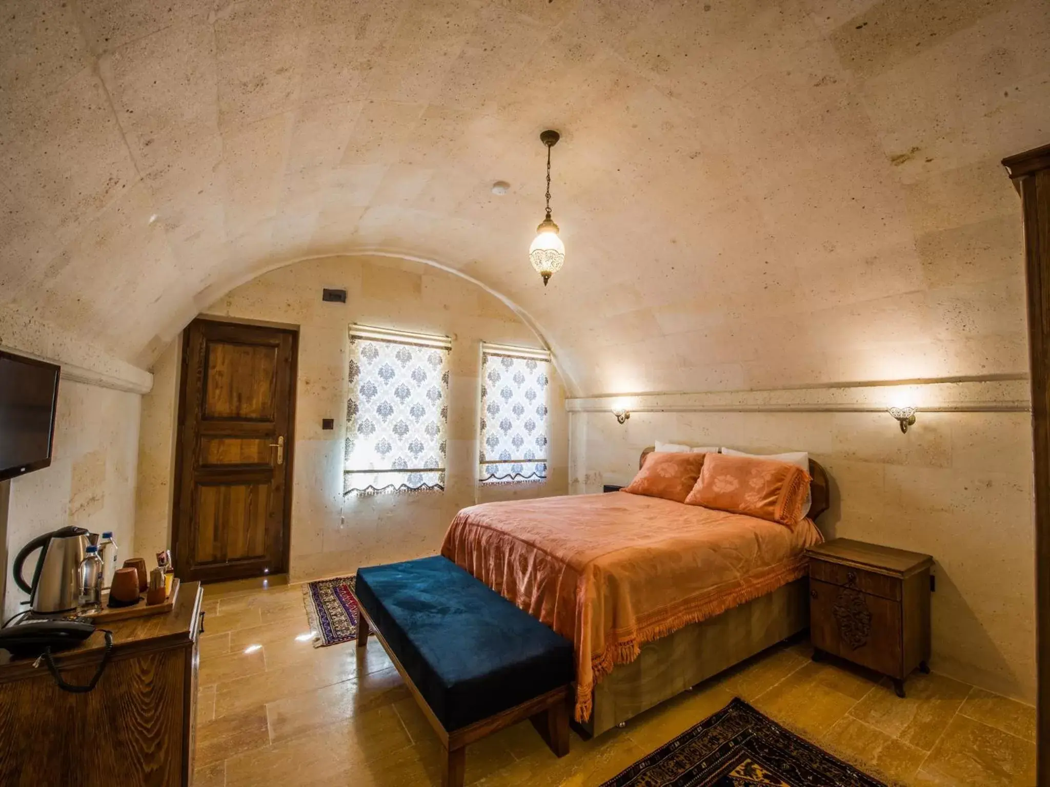 Bed in Lucky Cave Hotel Cappadocia