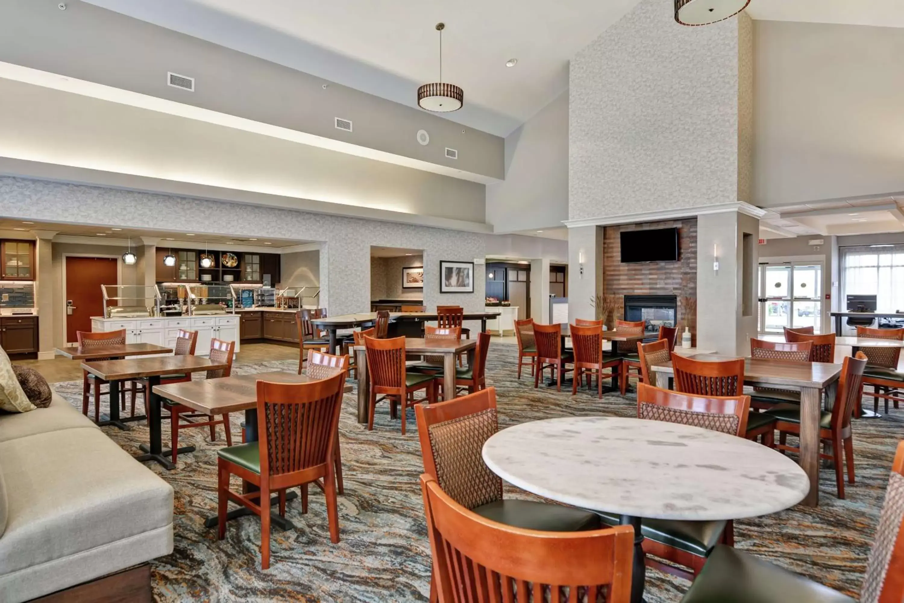 Dining area, Restaurant/Places to Eat in Homewood Suites Fredericksburg