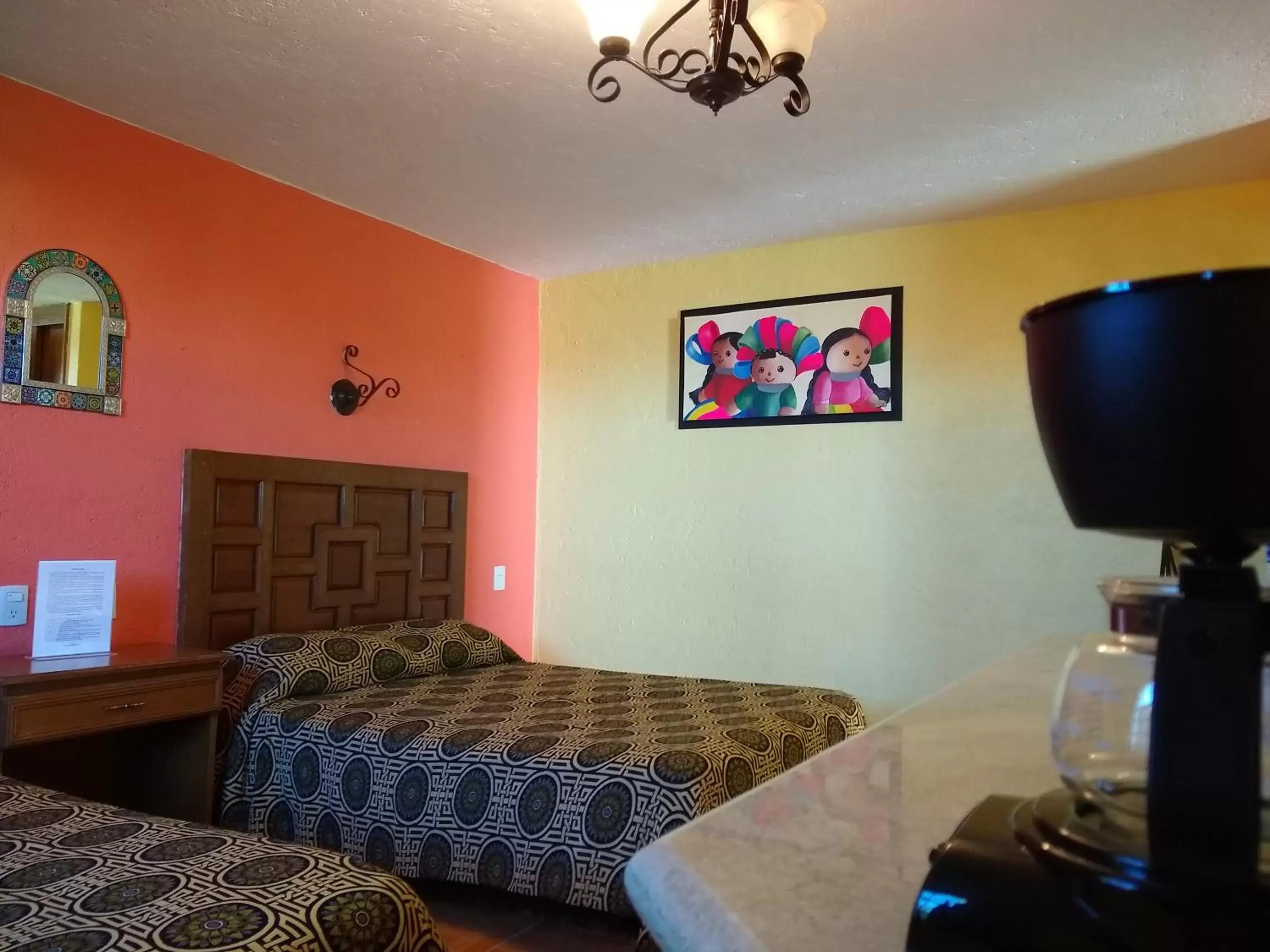 TV and multimedia, Bed in Hotel Santa Barbara