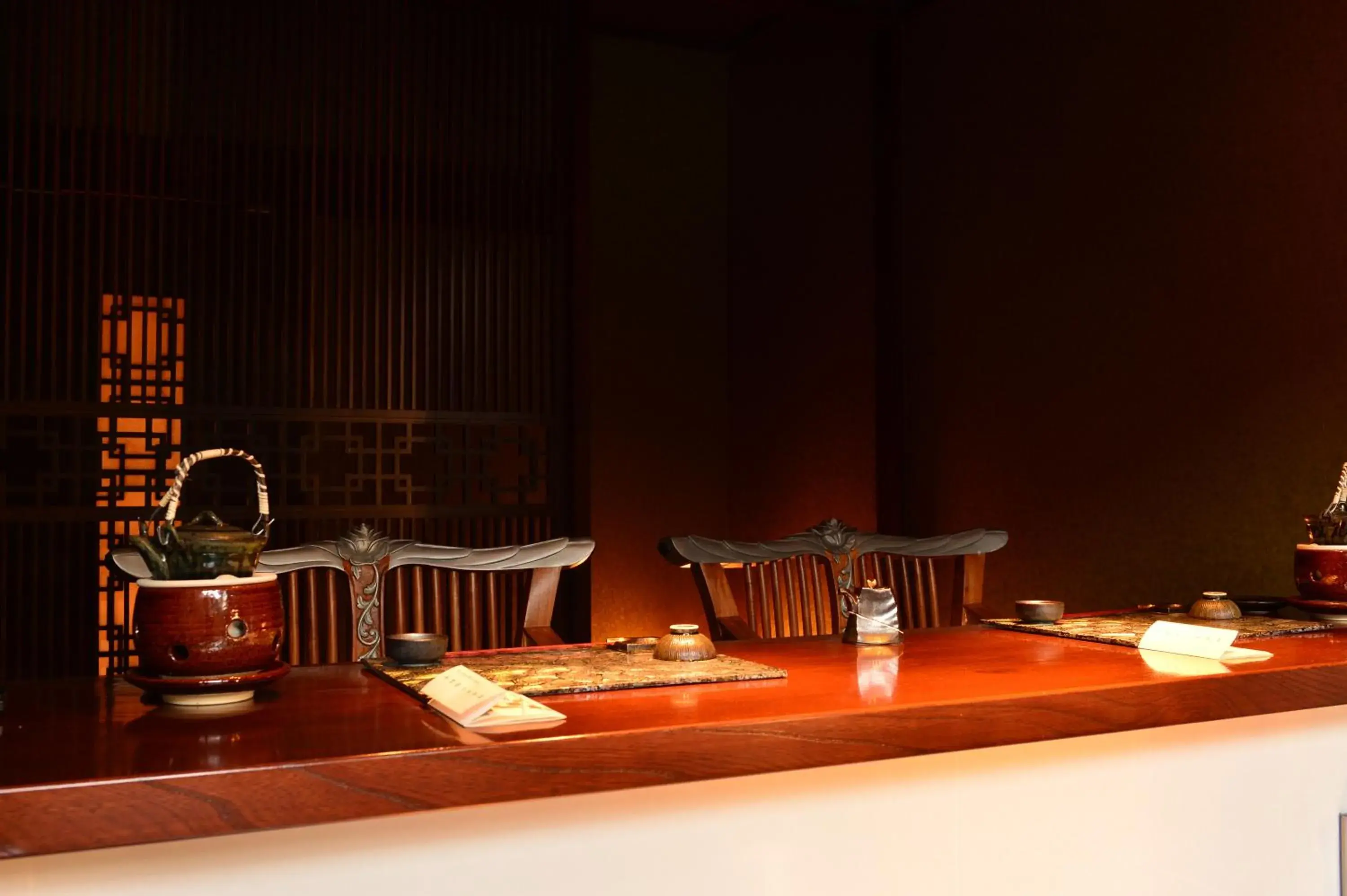 Dining area in Balinese onsen ryokan Hakone Airu