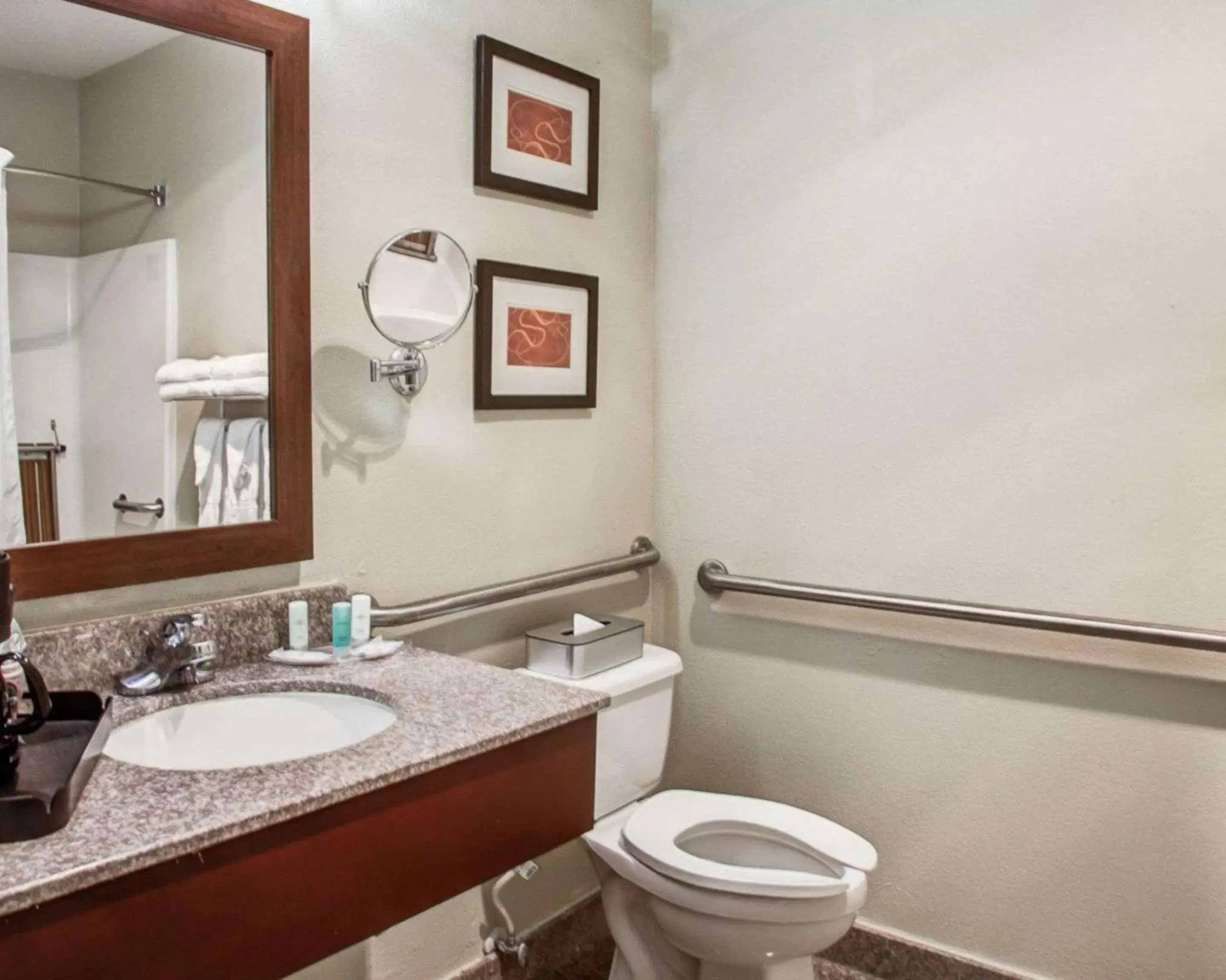 Bathroom in Comfort Suites Lombard/Addison