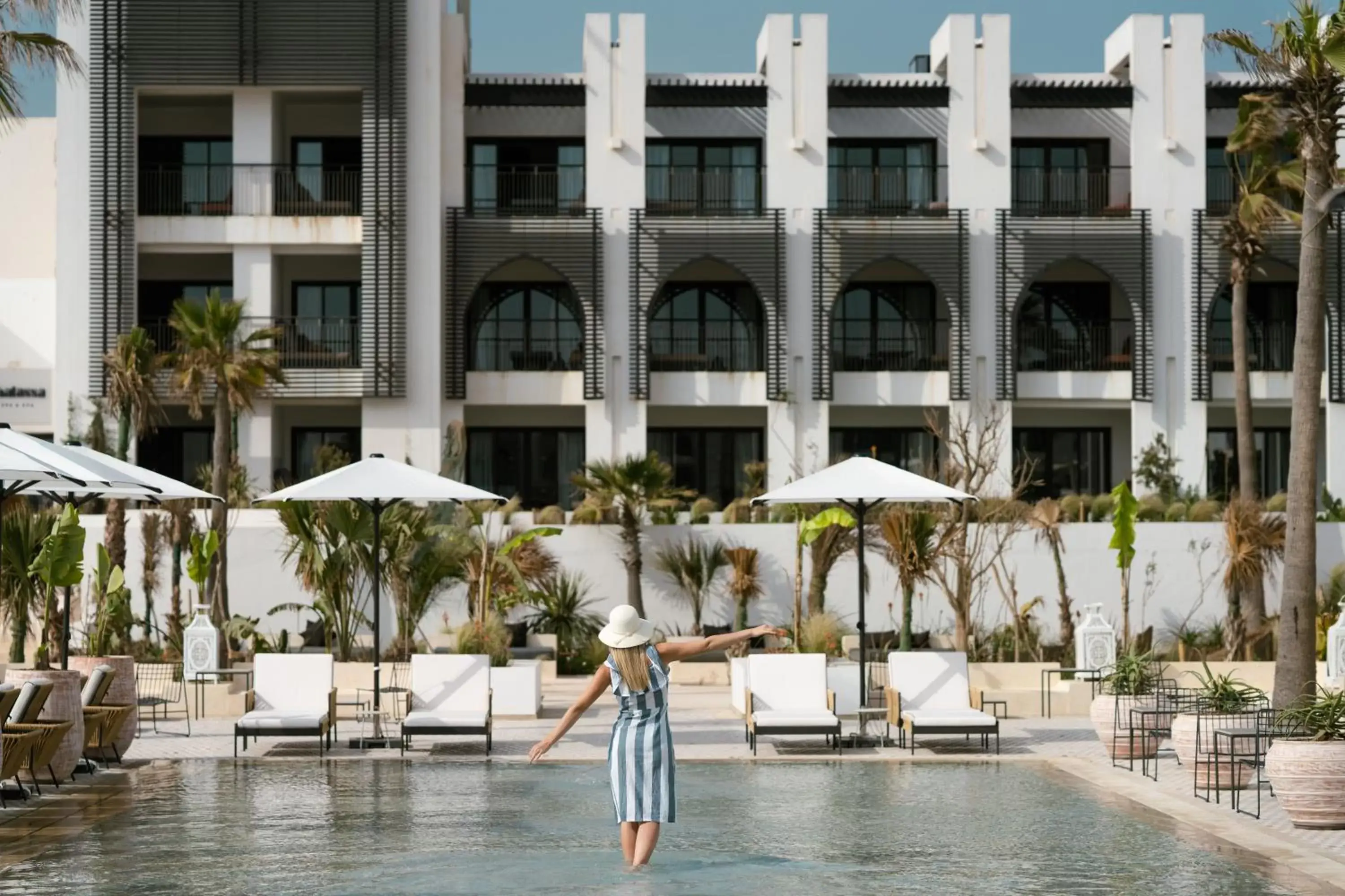 Swimming pool in Hotel Sofitel Agadir Thalassa Sea & Spa