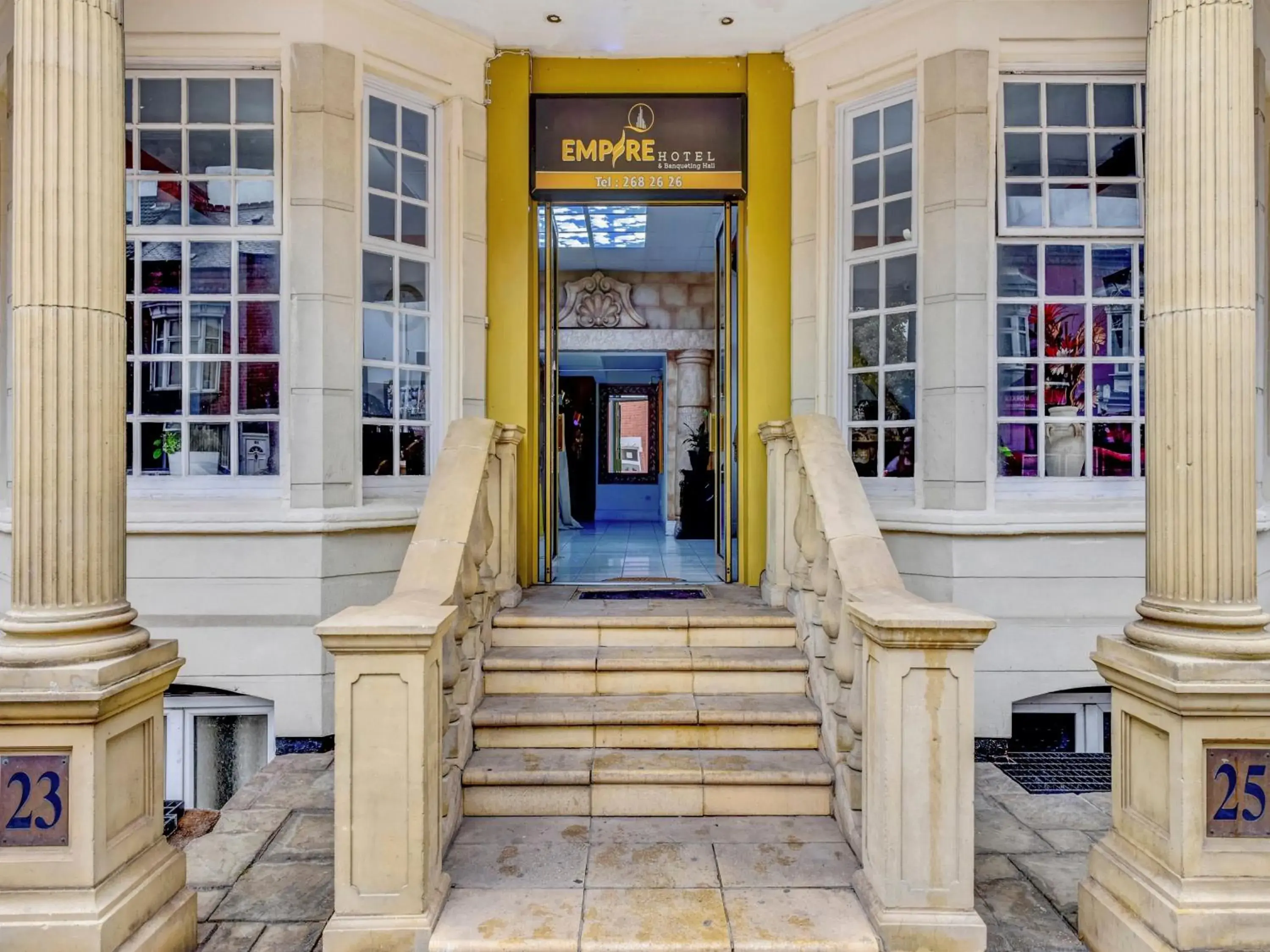 Facade/entrance in Empire Hotel