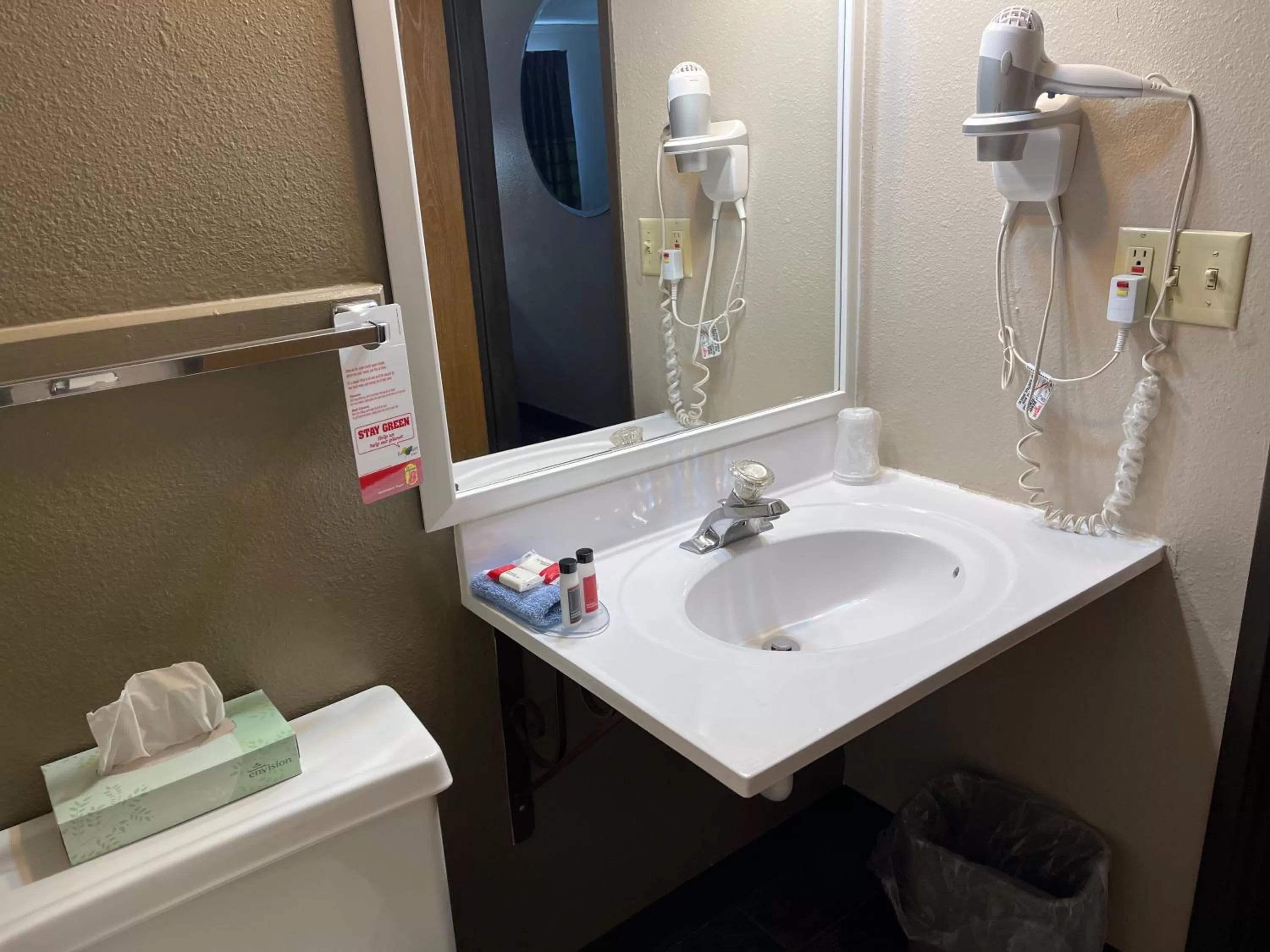 Bathroom in Super 8 by Wyndham Bismarck