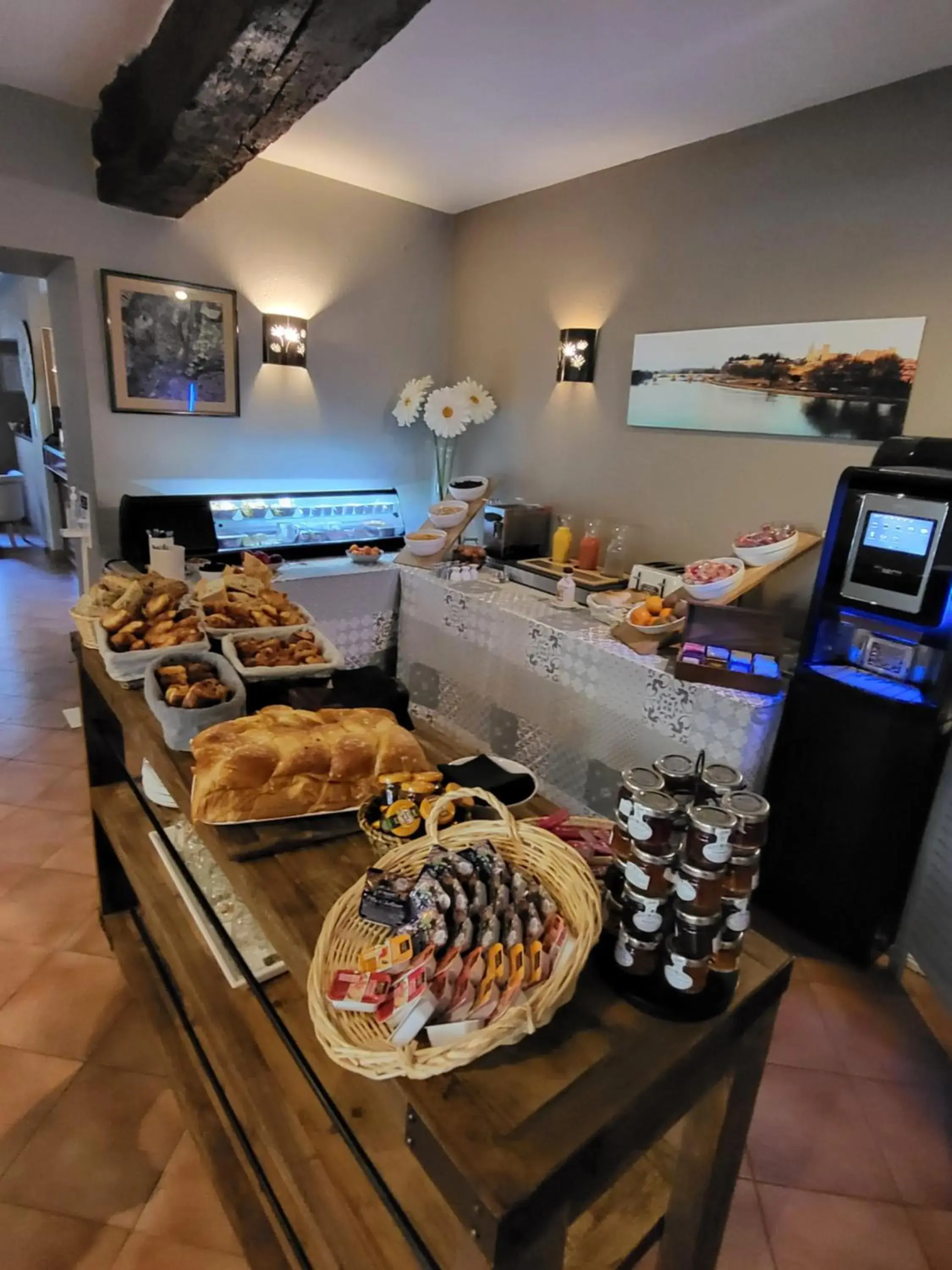 Buffet breakfast in Hotel Restaurant la Ferme