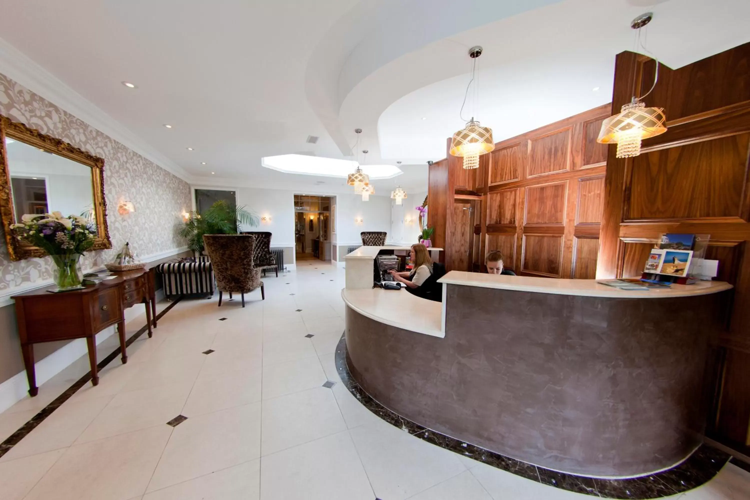 Lobby or reception, Lobby/Reception in Carbis Bay and Spa Hotel