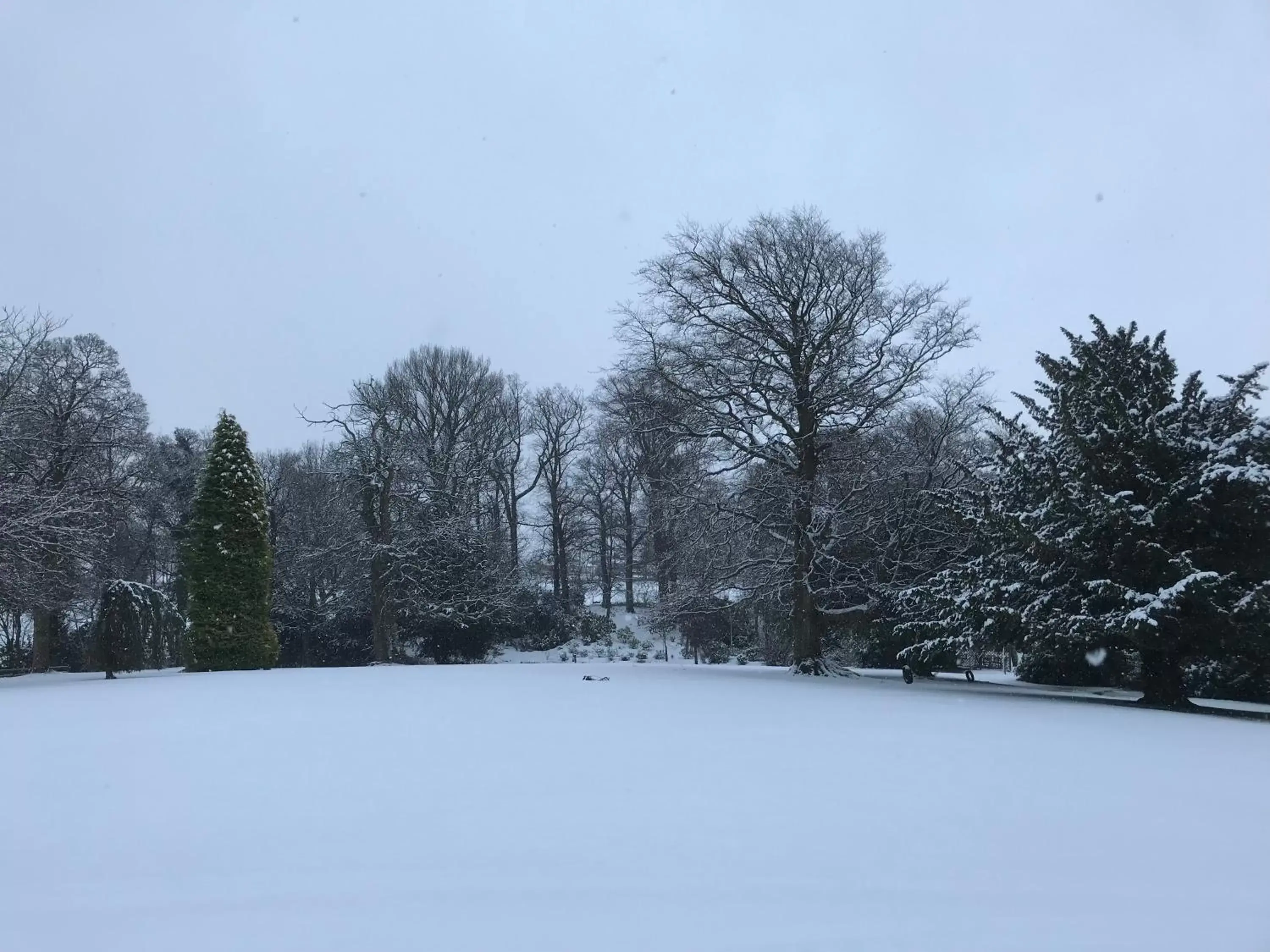 Winter in West Plean House