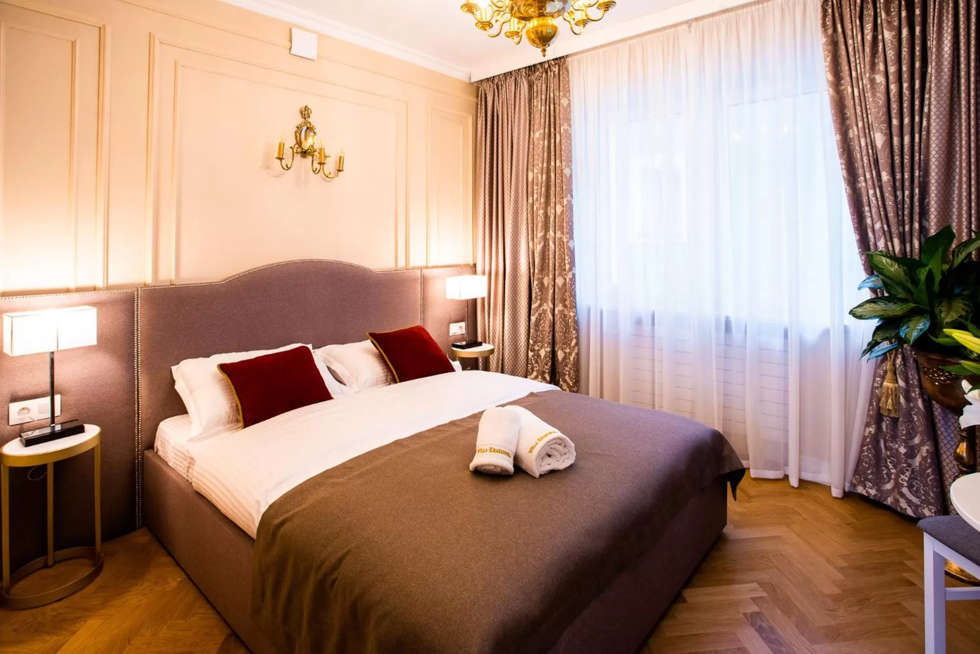 Bed in Willa Krakowska