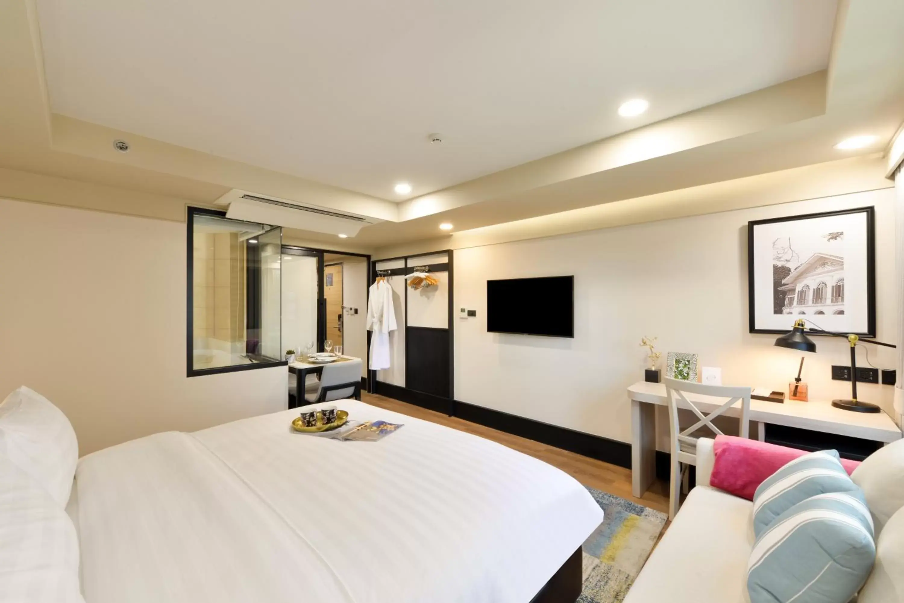 Bedroom, Bed in Oakwood Hotel & Residence Bangkok SHA Plus Certified