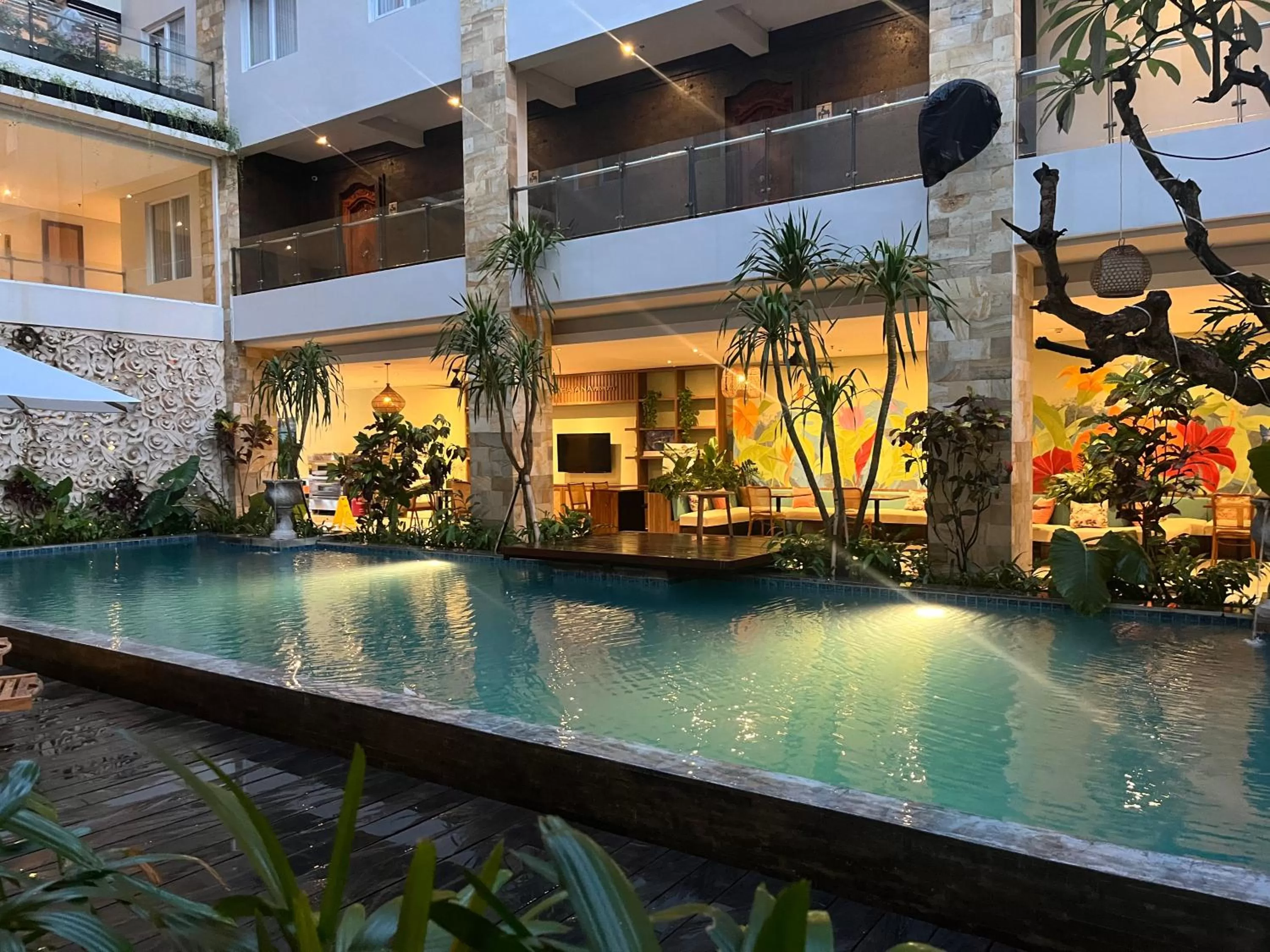 Swimming pool in Crystalkuta Hotel - Bali