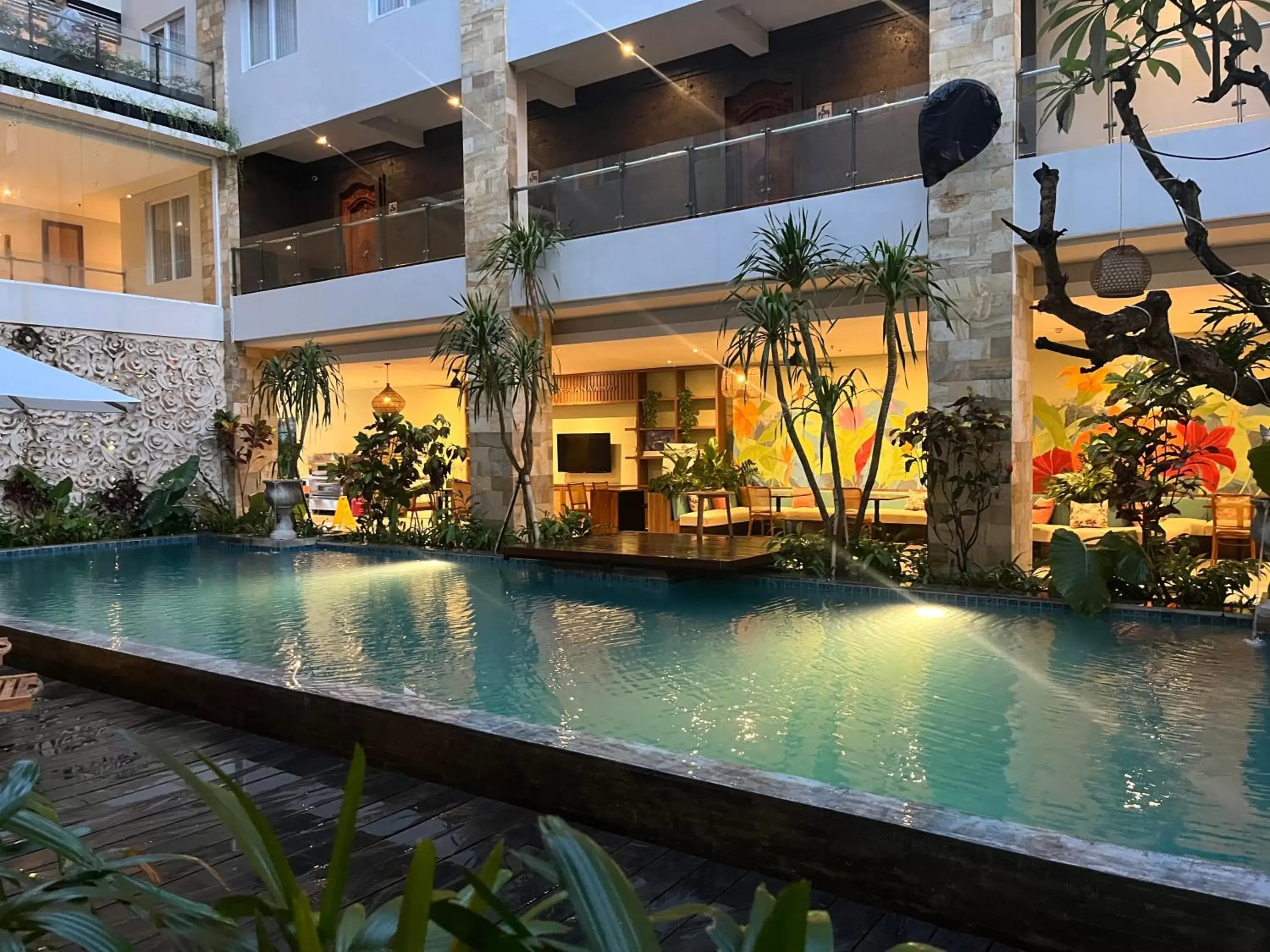 Swimming Pool in Crystalkuta Hotel - Bali