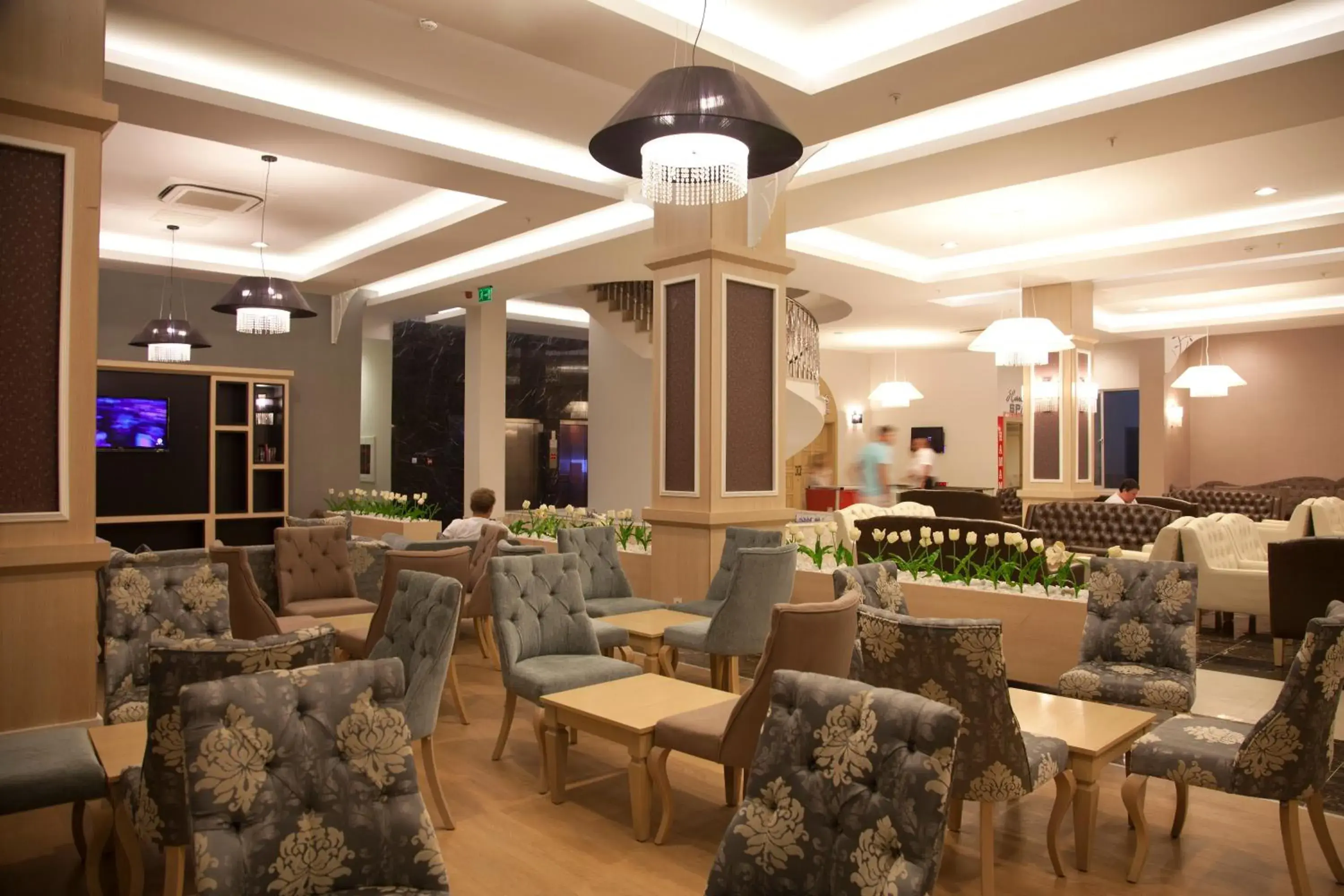 Lobby or reception, Restaurant/Places to Eat in Merve Sun Hotel & SPA