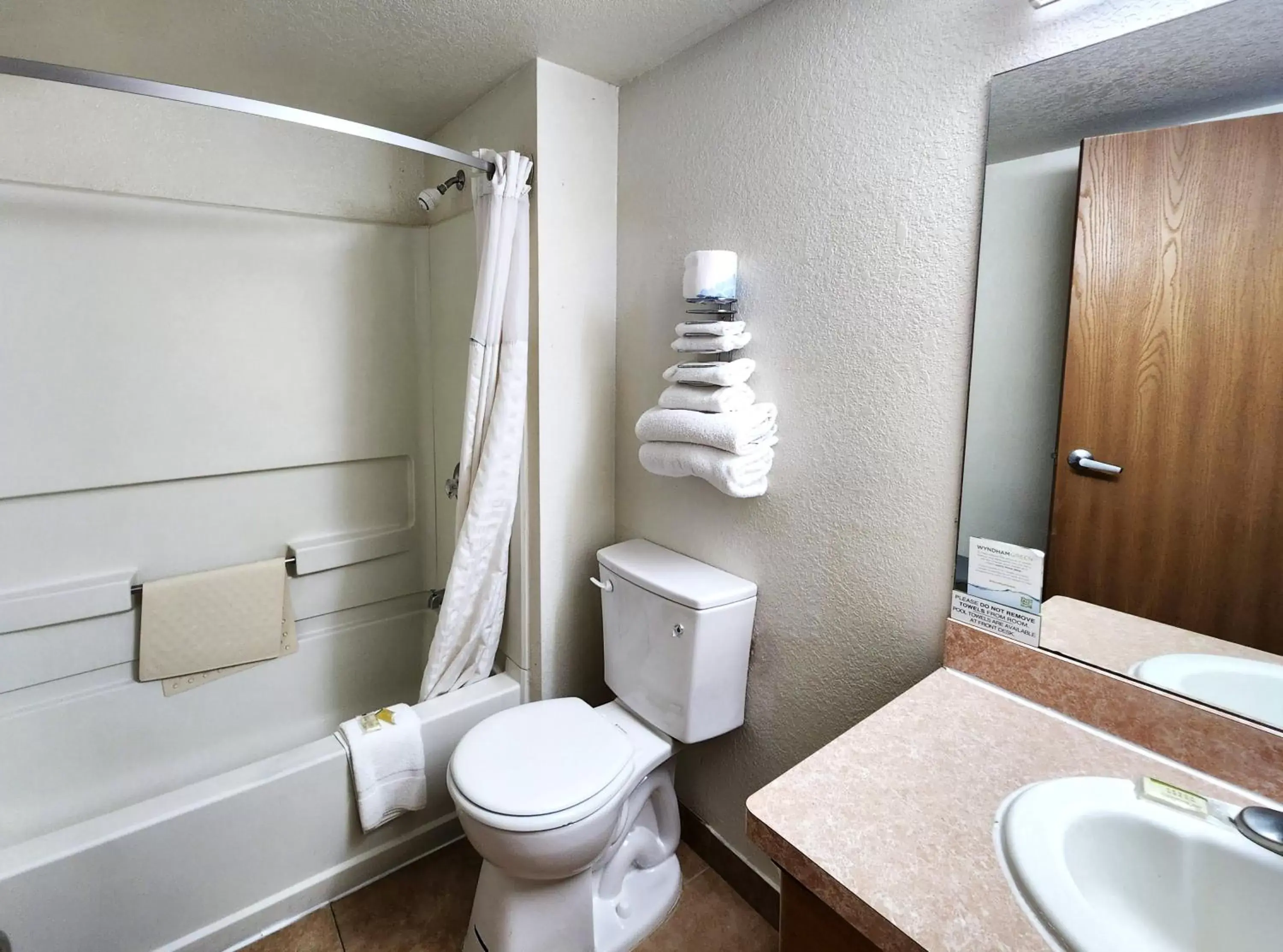 Bathroom in Super 8 by Wyndham Austin North/University Area
