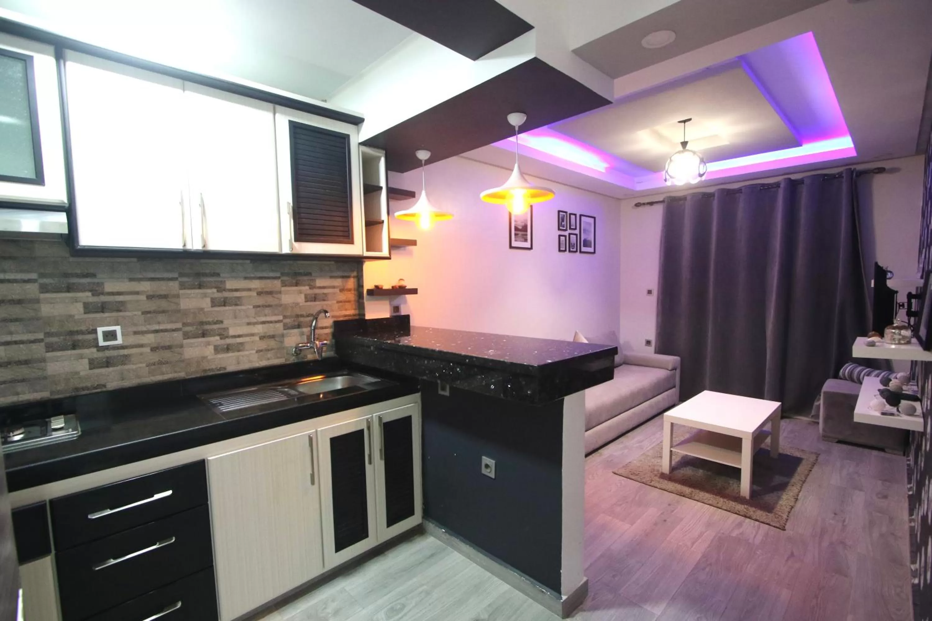 Kitchen or kitchenette in Dakhla White Hotel