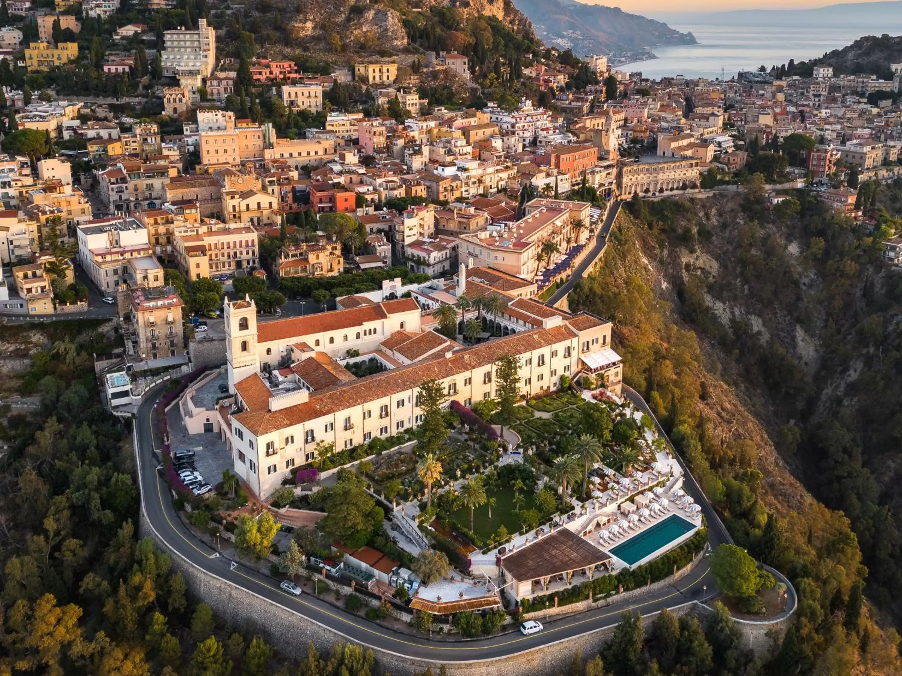 View (from property/room), Bird's-eye View in San Domenico Palace, Taormina, A Four Seasons Hotel