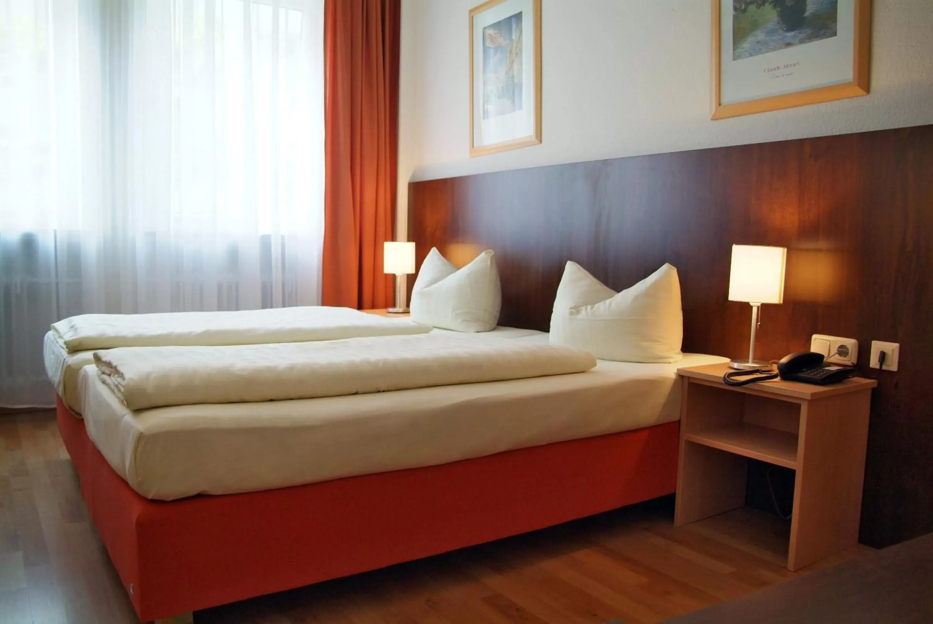 Decorative detail, Bed in Hotel Italia