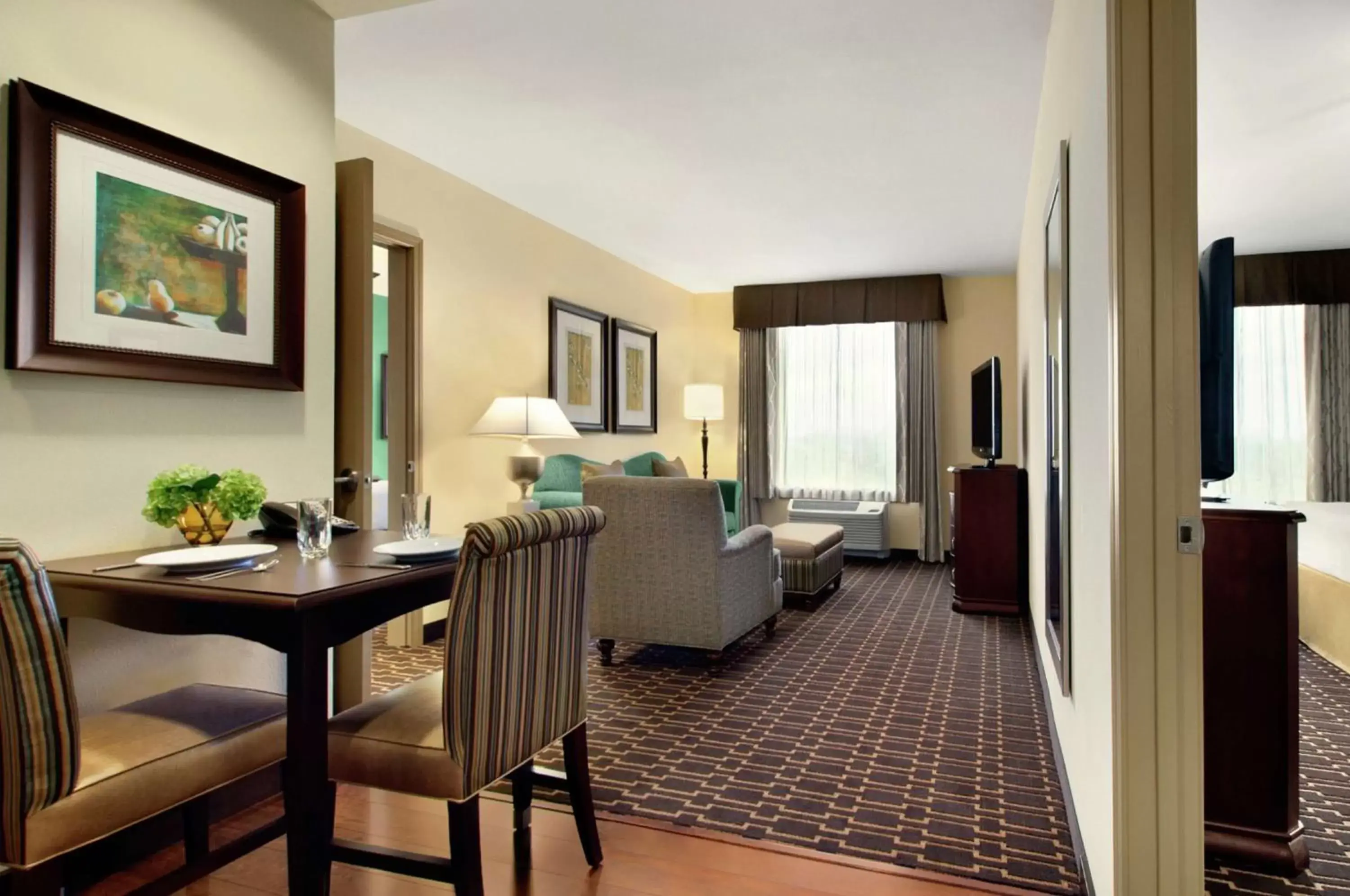 Living room, Seating Area in Homewood Suites by Hilton Shreveport Bossier City, LA