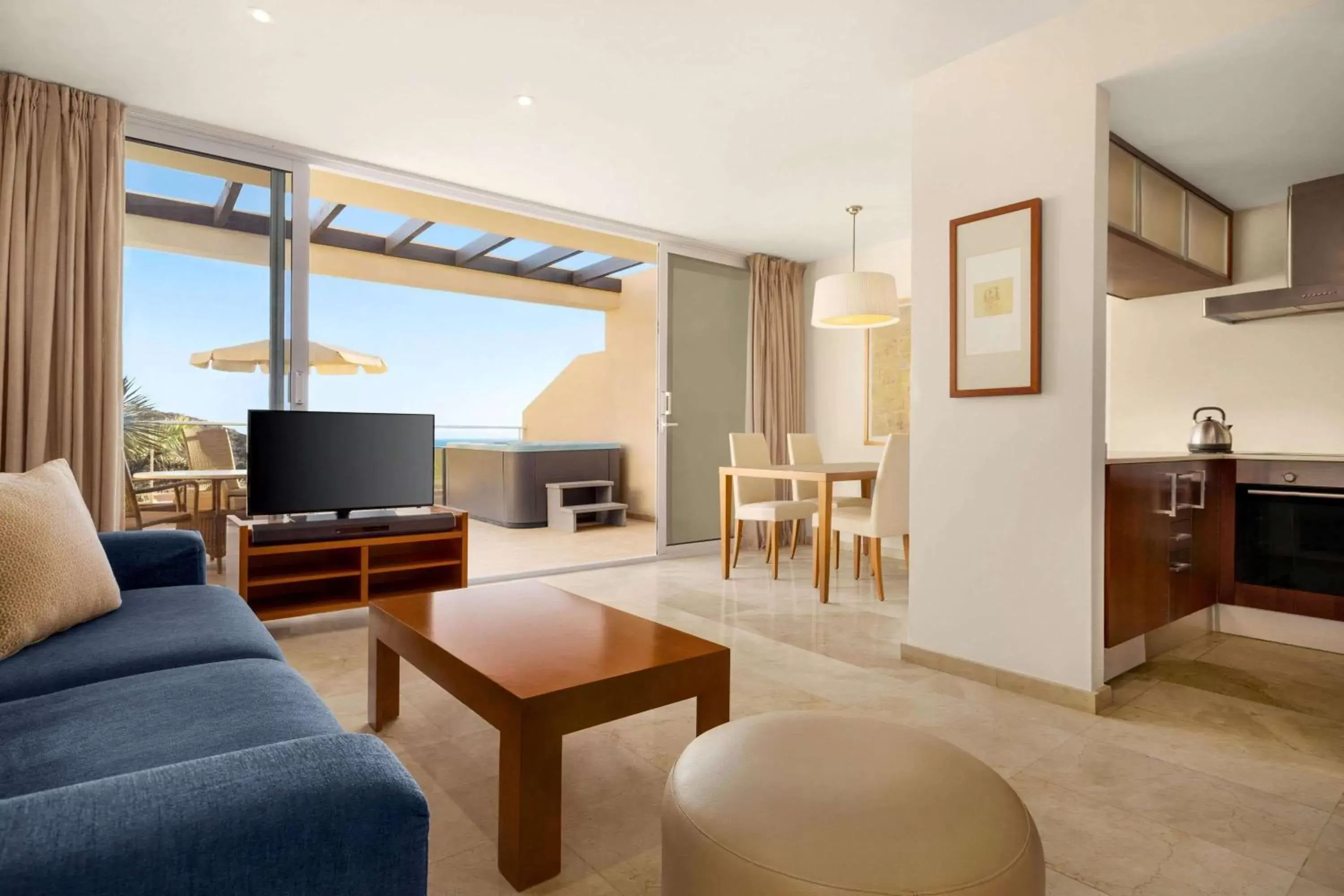 Bed, Seating Area in Wyndham Residences Costa Adeje