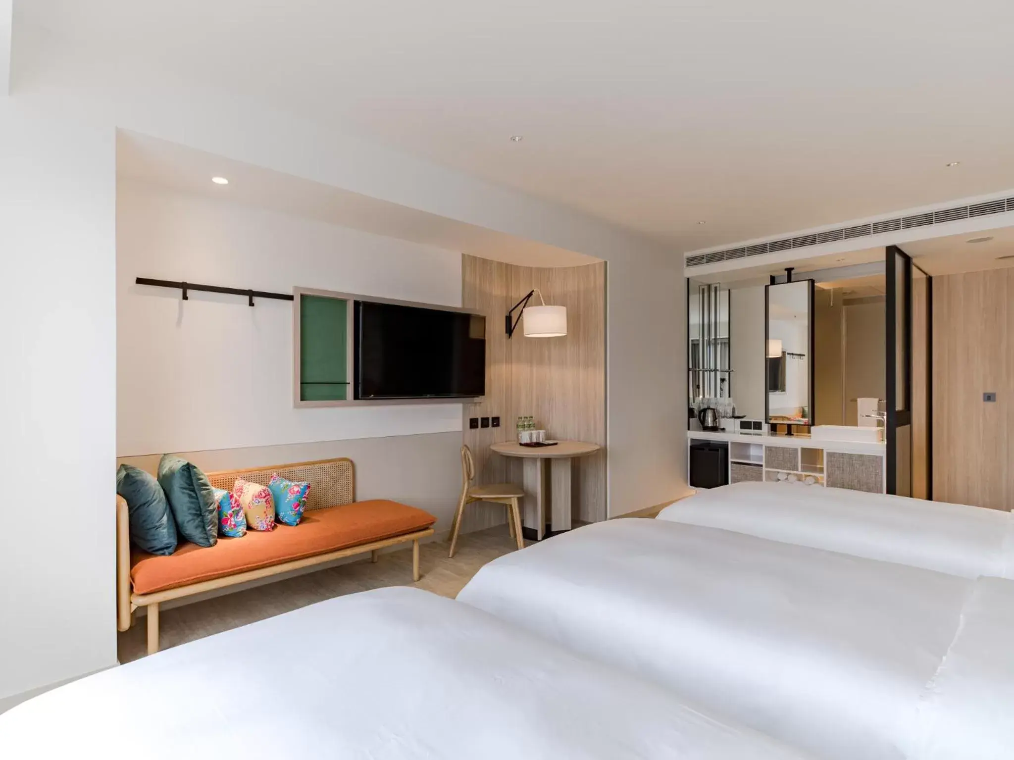 Bed in Boutech JianTan Hotel Bed in Boutech JianTan Hotel