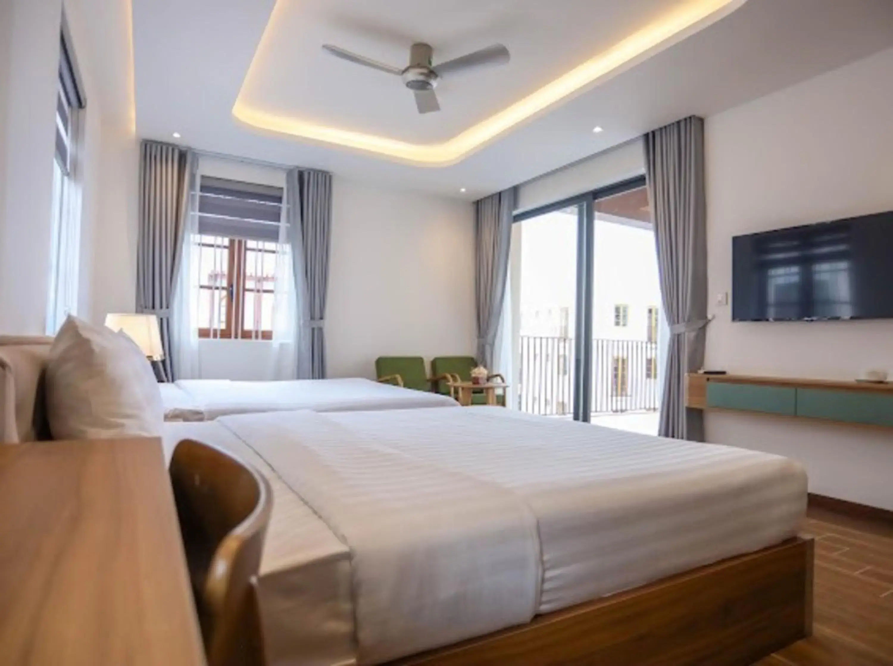 Bed in MIMOSA HOTEL PHÚ QUỐC