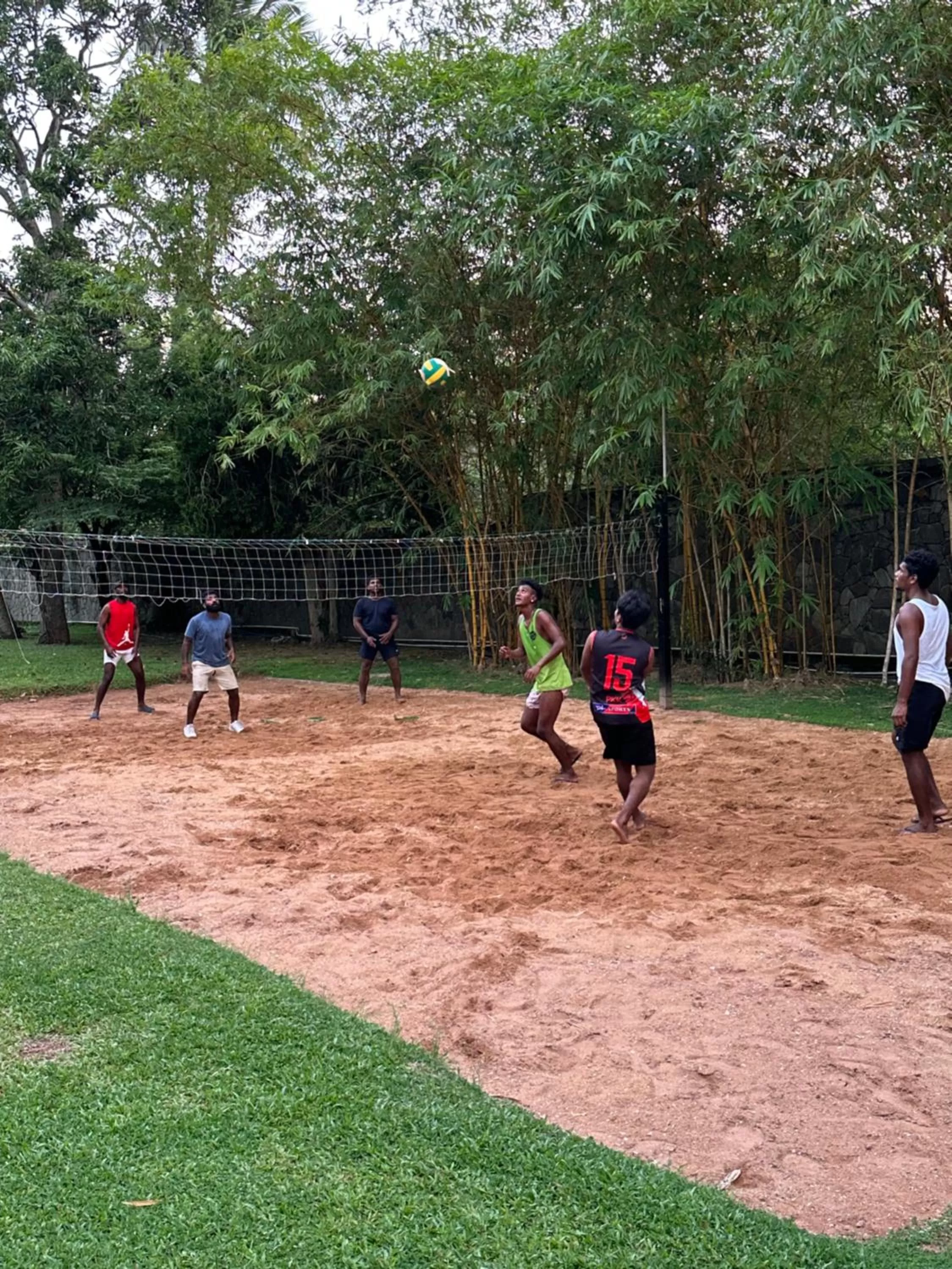 group of guests in Amaluna Resorts