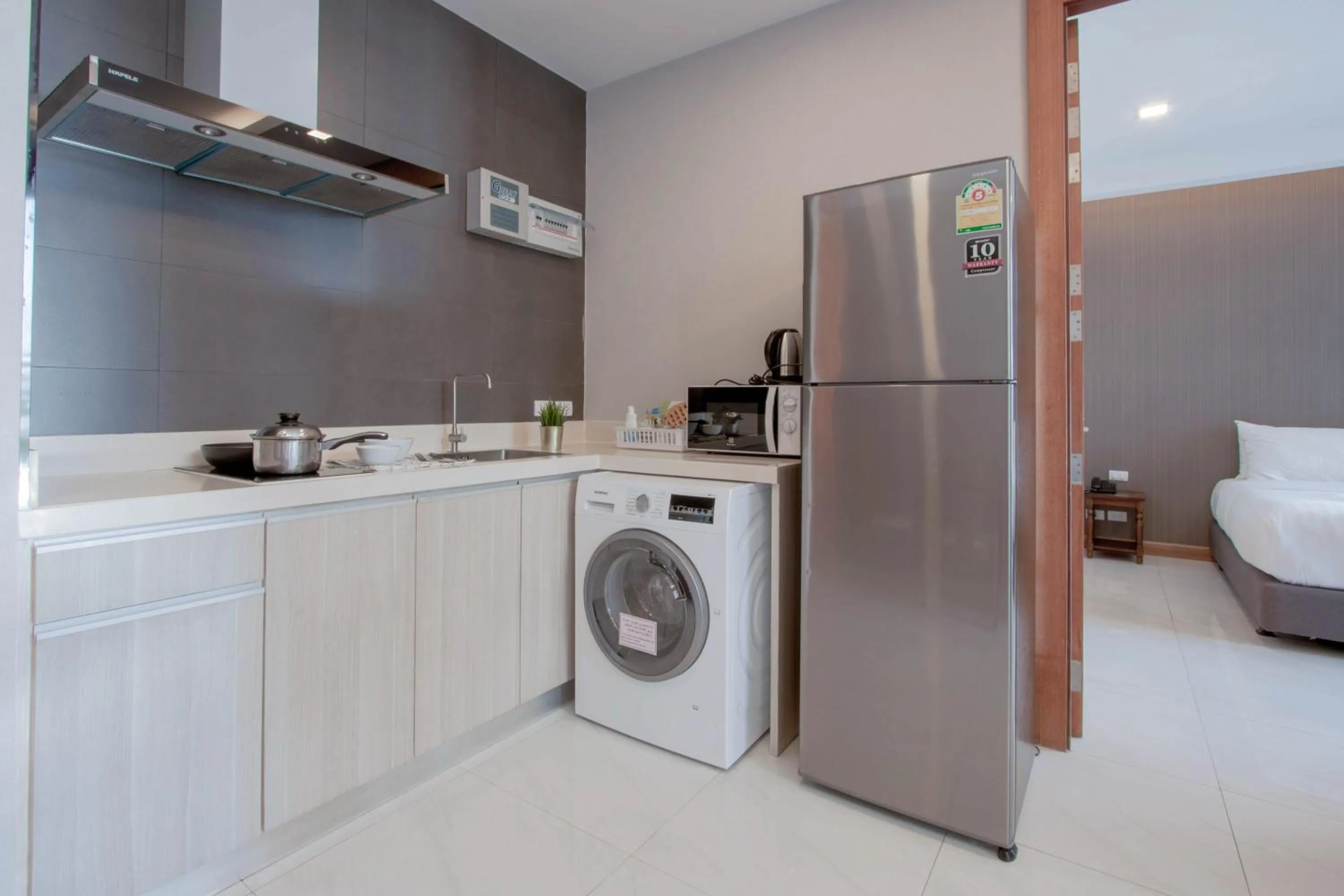 Kitchen or kitchenette in Kepler Residence Bangkok
