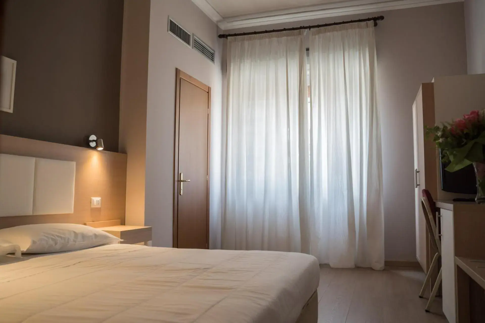 Bed in Hotel Mediterraneo