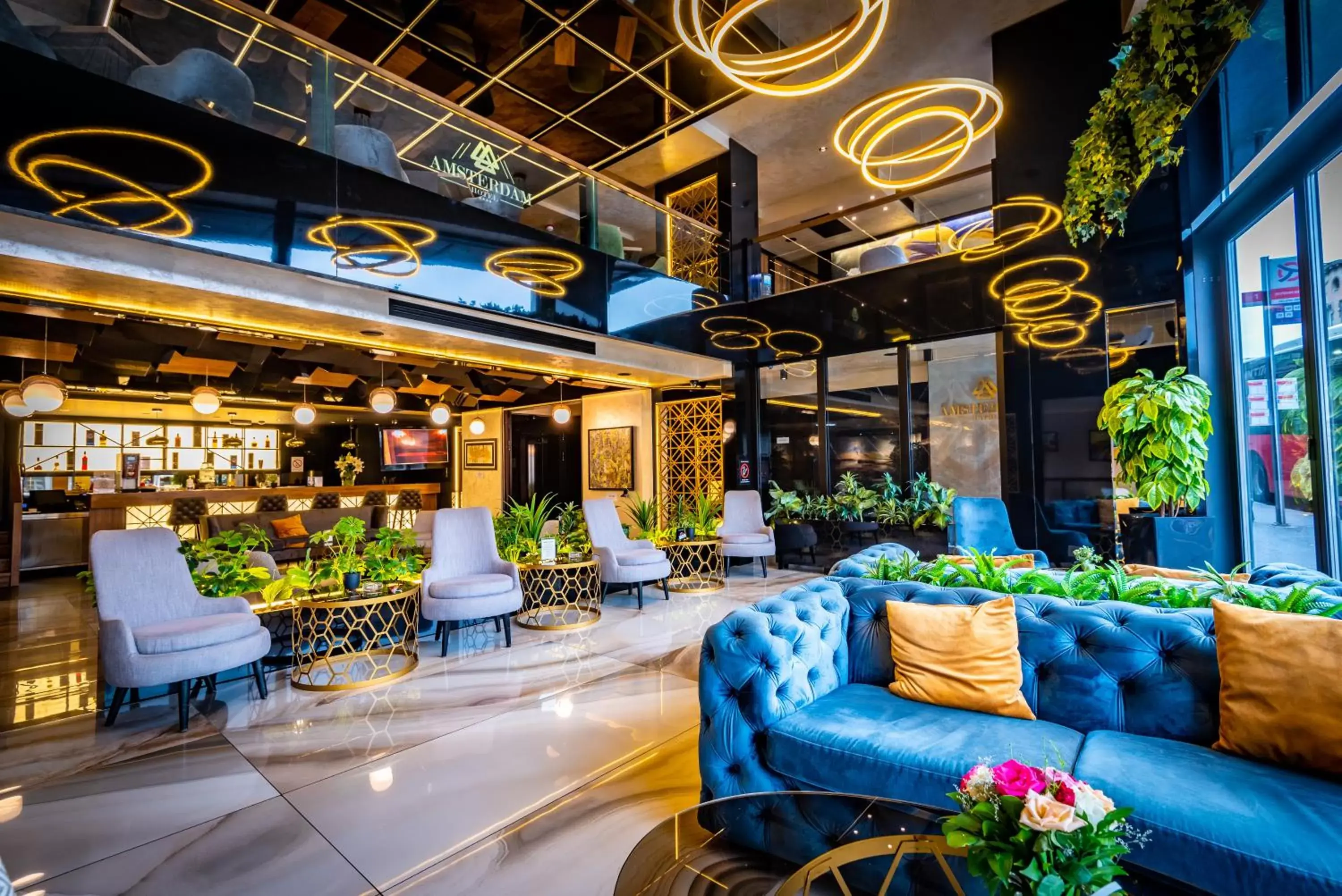 Lounge or bar in Amsterdam Hotel