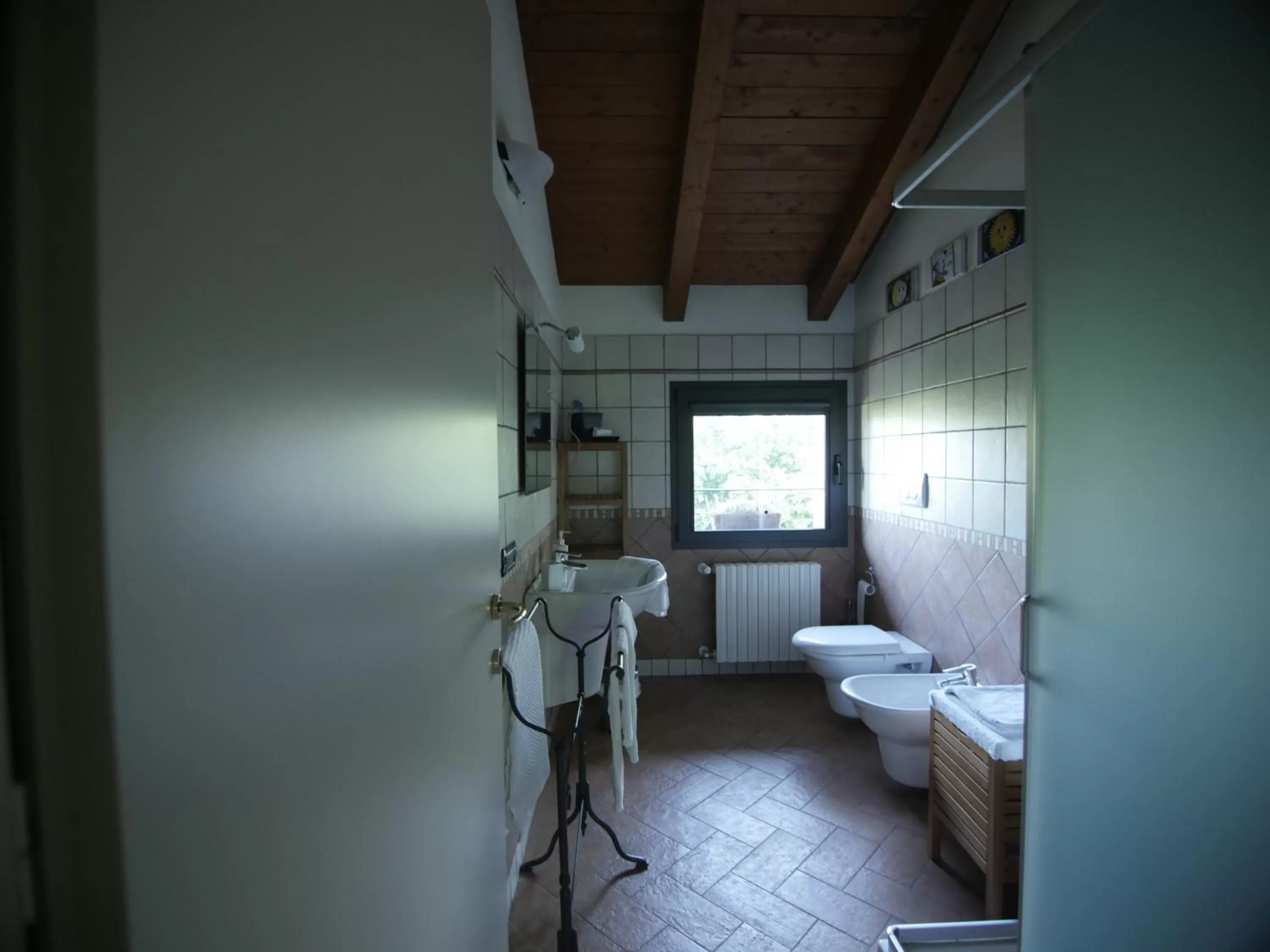 Bathroom, Bed in Quattrocolli B&B