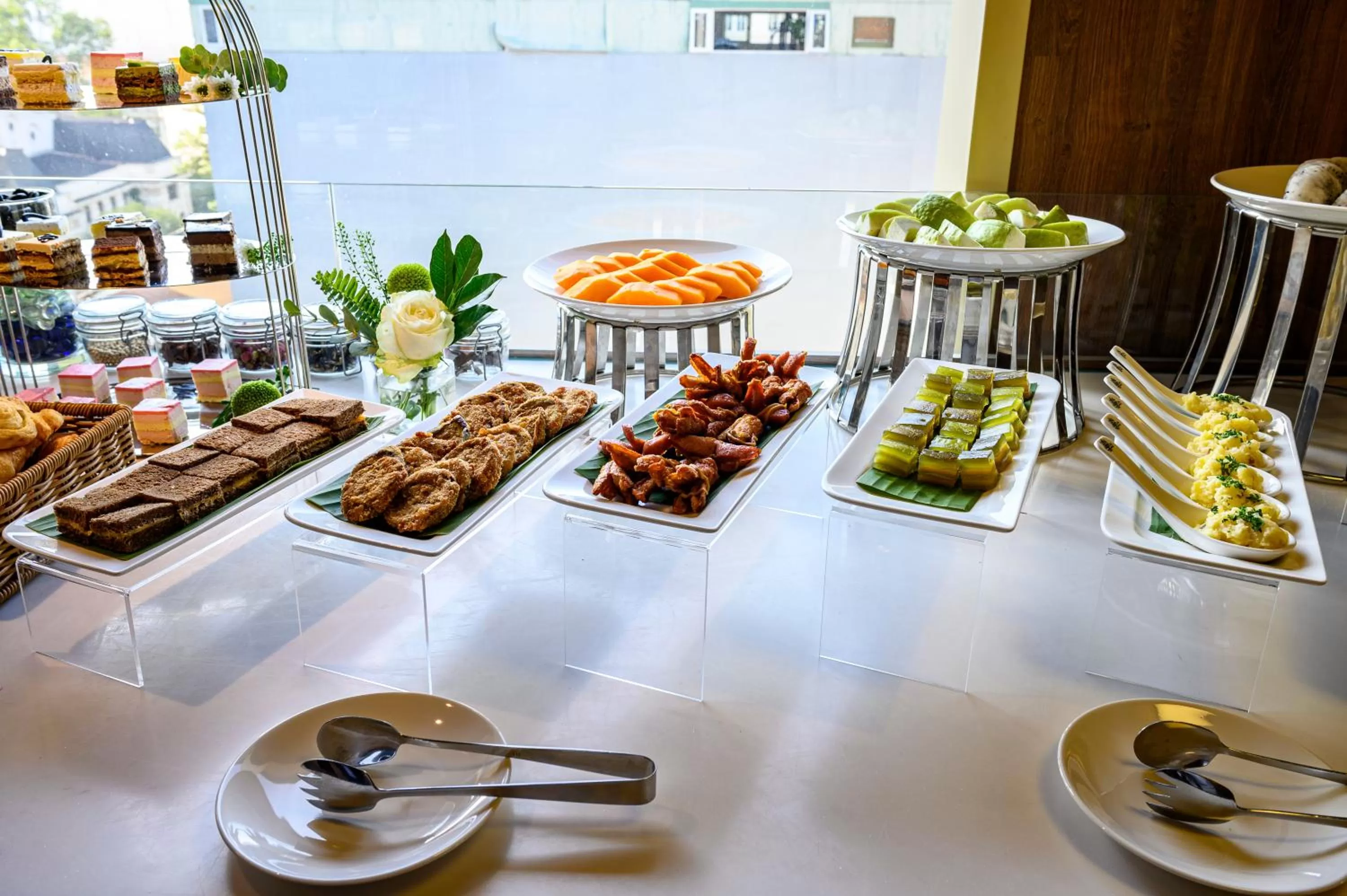 Buffet breakfast in Icon Saigon - LifeStyle Design Hotel