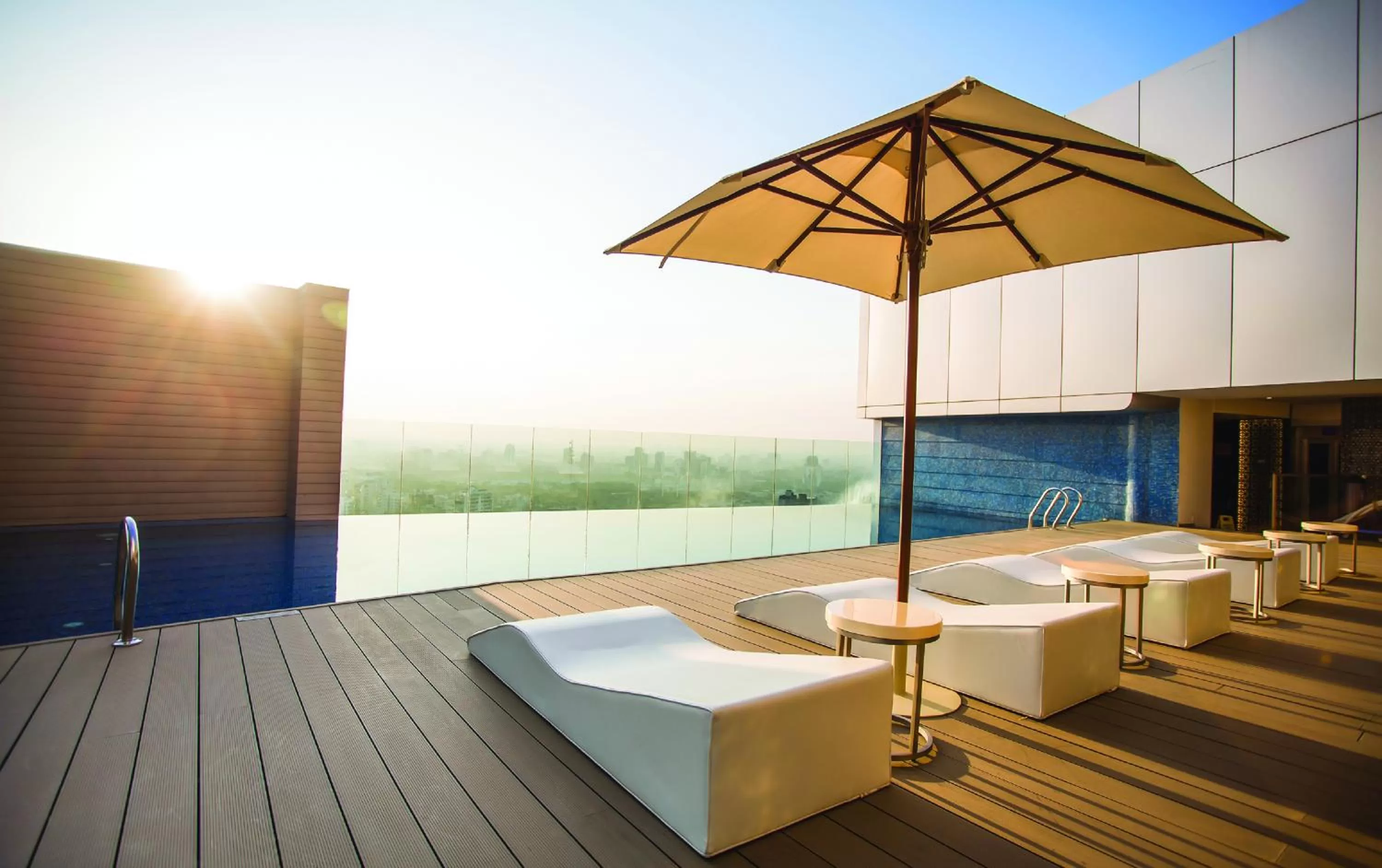 Swimming pool in Crowne Plaza Dhaka Gulshan by IHG