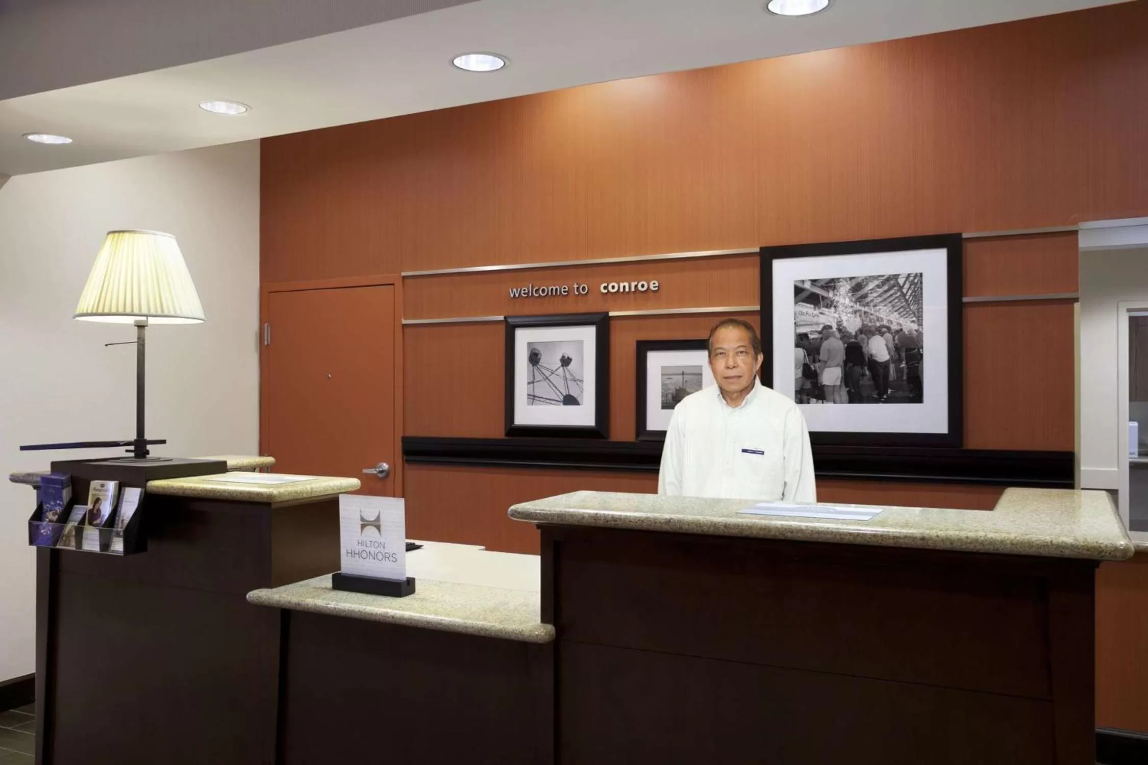 Lobby or reception in Hampton Inn & Suites Conroe I 45 North