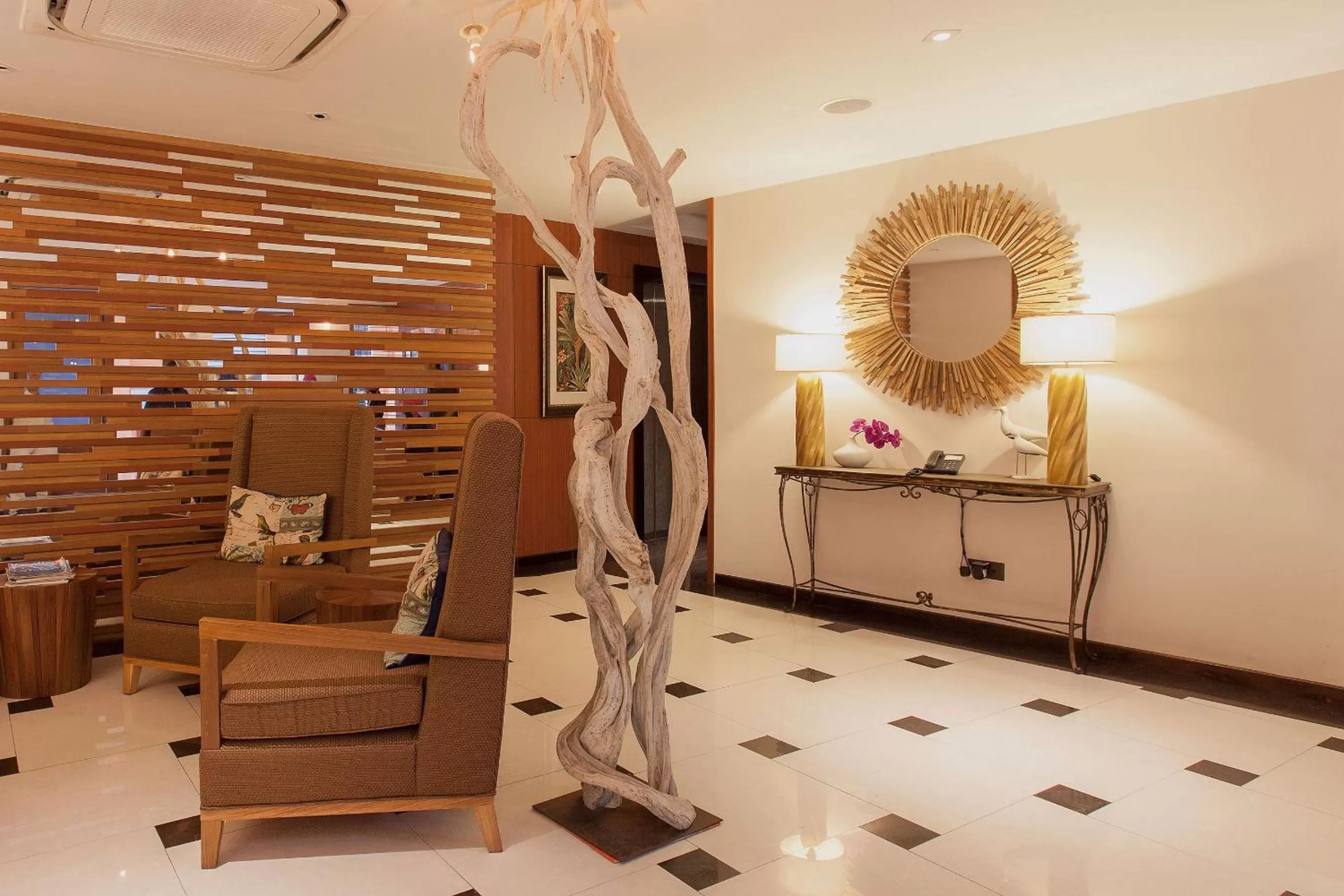 Lobby or reception in The Somerset Hotel