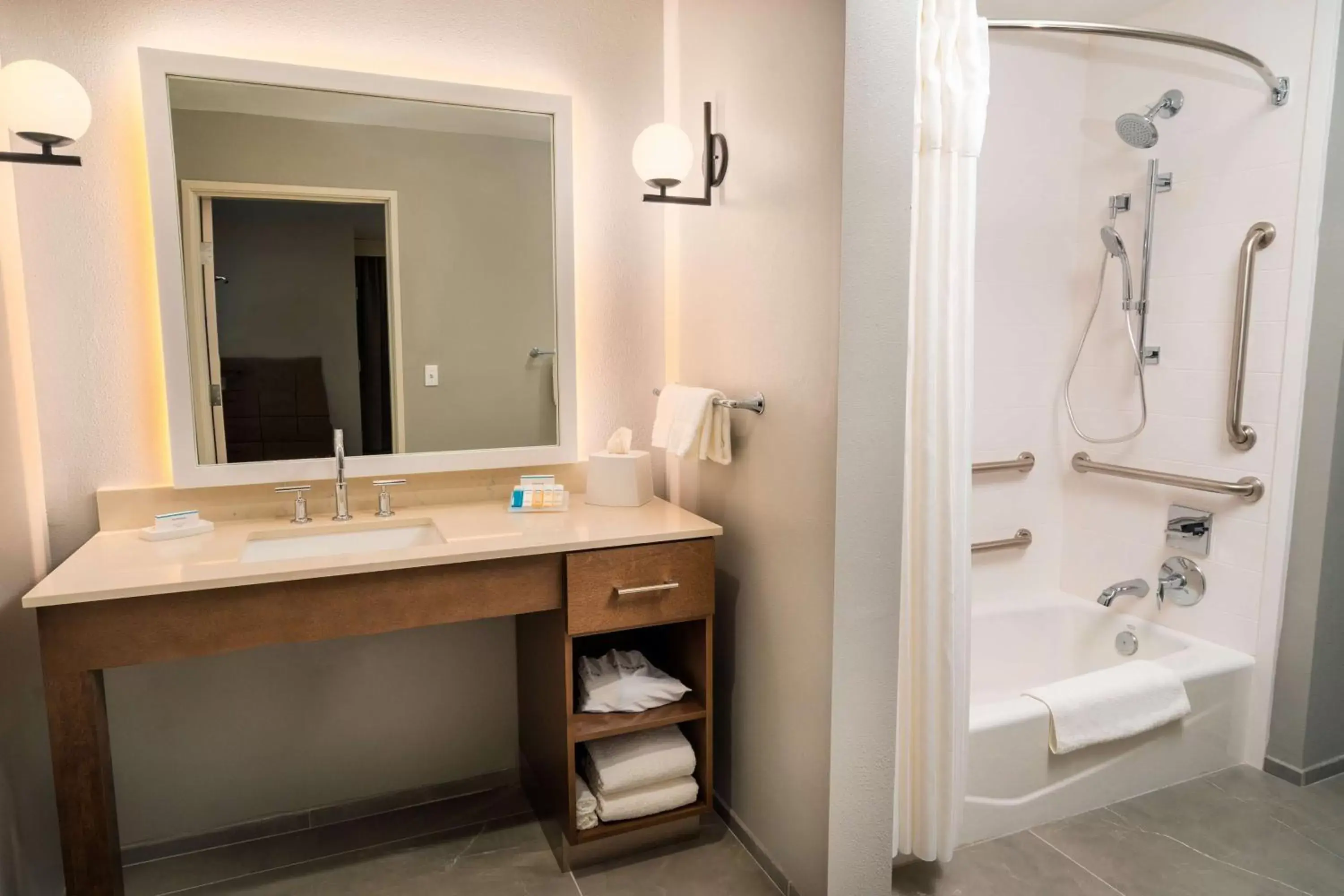 Bathroom in Homewood Suites By Hilton Rancho Cordova, Ca