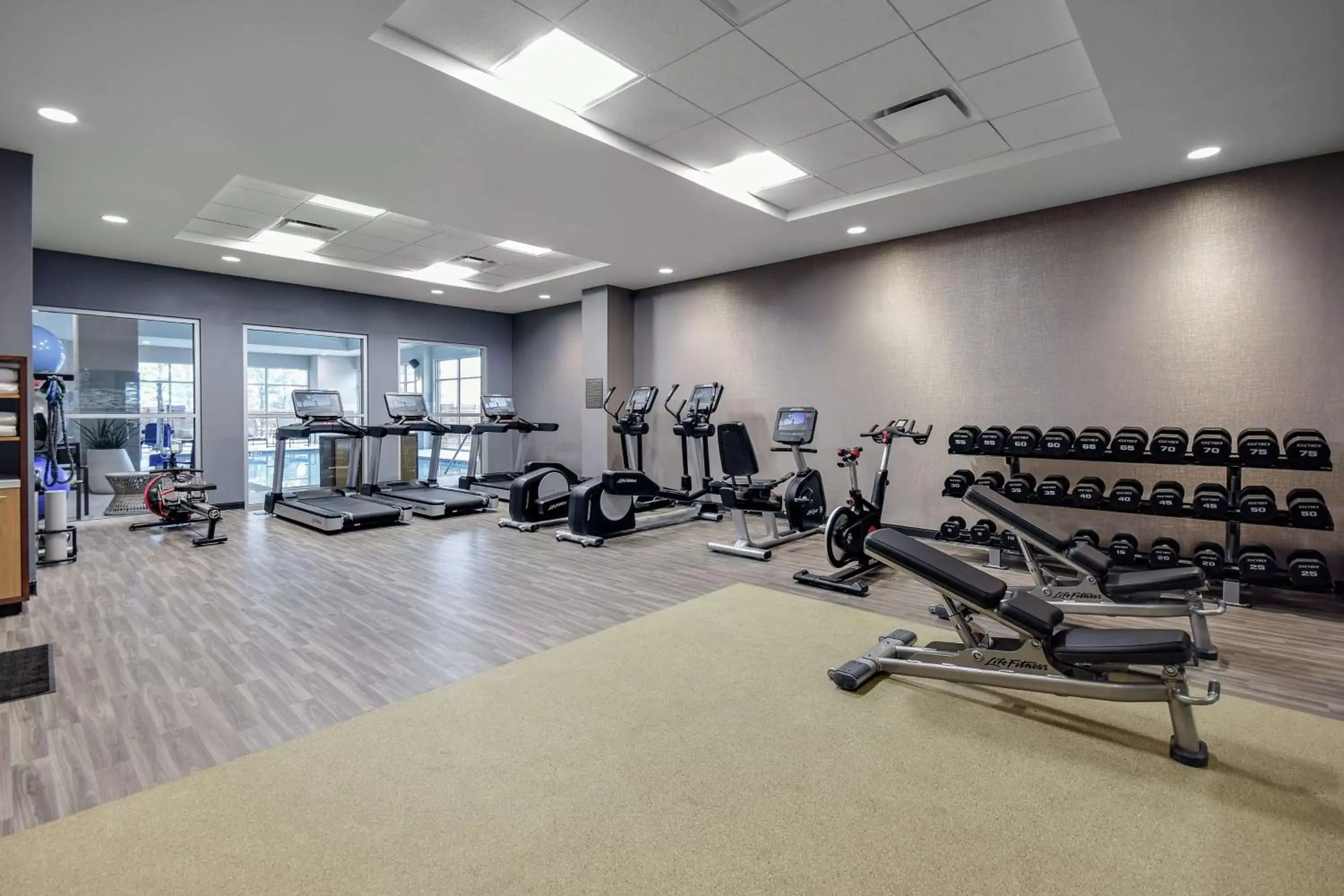 Fitness centre/facilities in Embassy Suites by Hilton Jonesboro Red Wolf Convention Center Fitness centre/facilities in Embassy Suites by Hilton Jonesboro Red Wolf Convention Center
