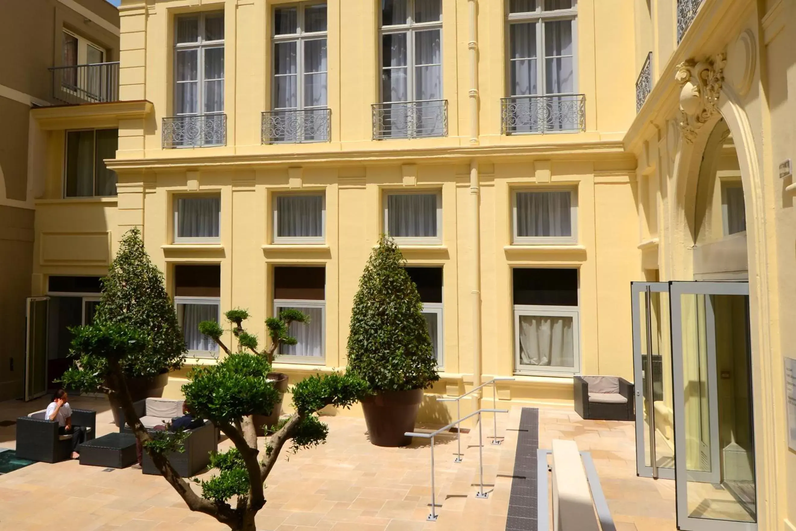 Patio, Property Building in Odalys City Montpellier Les Occitanes