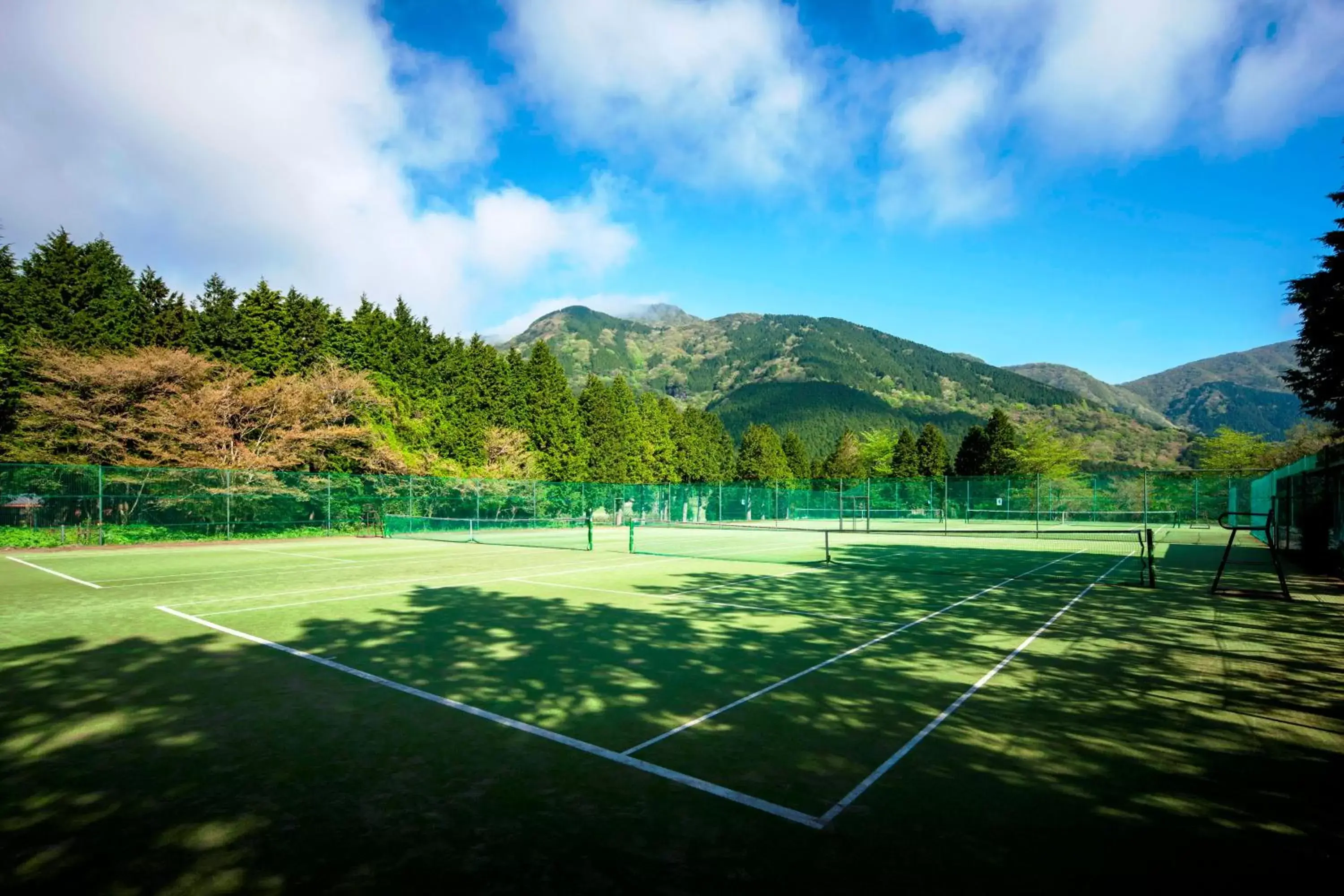 Tennis court in Hakone Sengokuhara Prince Hotel