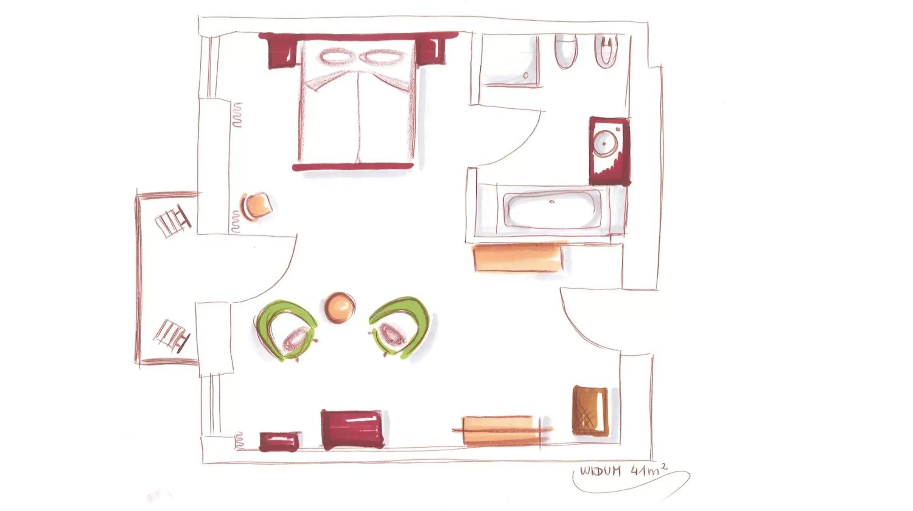 Floor Plan in Niedermairhof