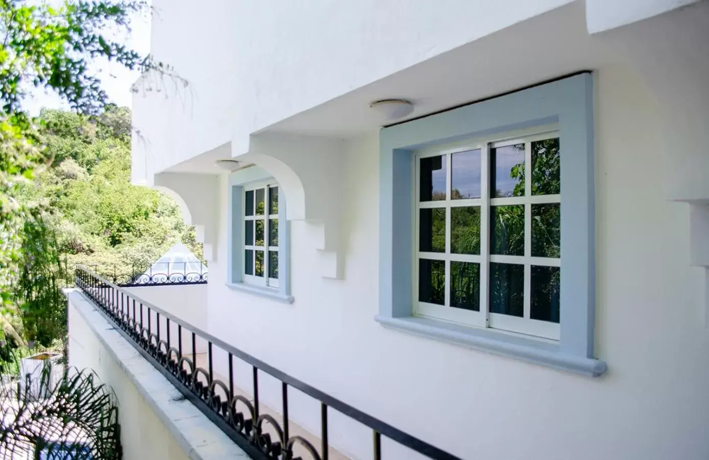 Facade/entrance, Balcony/Terrace in Hotel Rio Atlixco